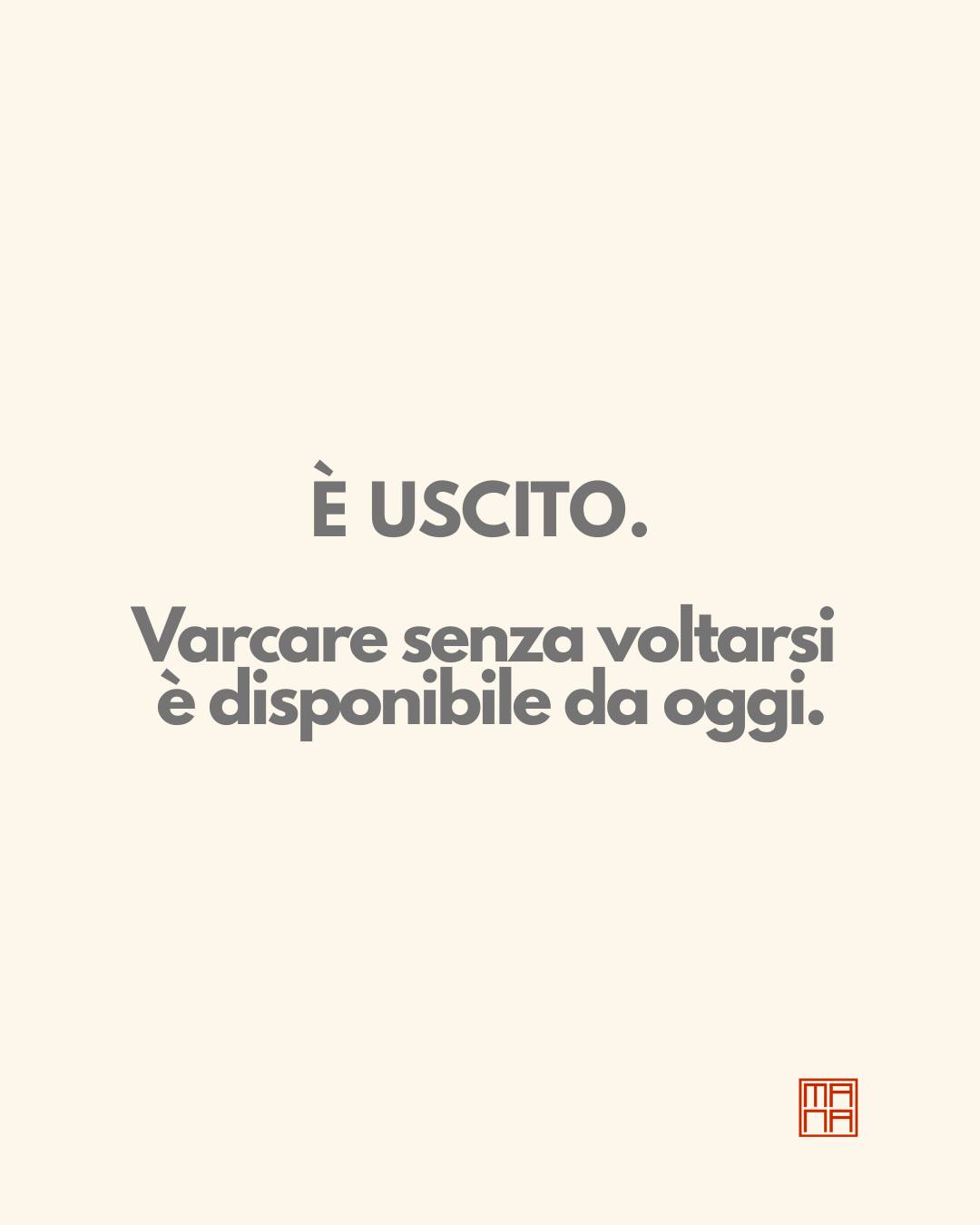 È uscito. *Varcare senza voltarsi* è disponibile da oggi al prezzo di lancio di 16€, solo per oggi e domani. Da mercoledì 10 giugno passa a 19€.
Testi, domande da abitare, racconto audio e meditazione guidata, in due versioni:
una digitale con link attivi e una pronta per essere stampata.
Il link è in bio o su www.filippomanassero,it