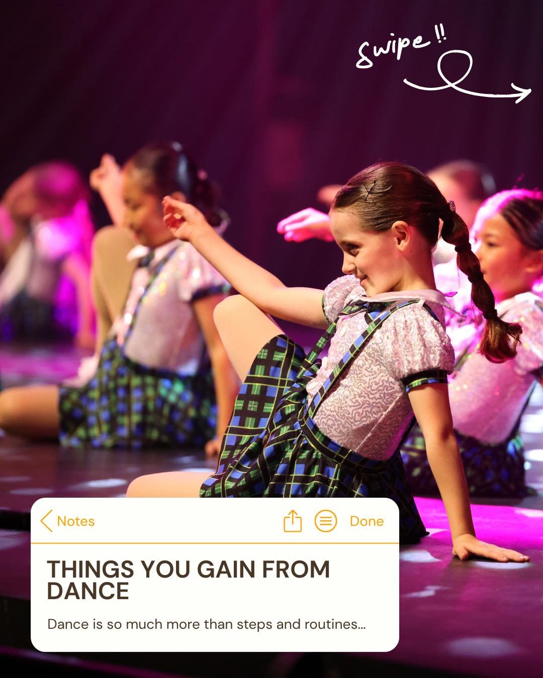 Things You Gain From Dance 🧑🩰
Dance is so much more than steps and routines…
It’s where strength is built, confidence grows, creativity is encouraged, resilience is learned, and friendships are formed 💜
We feel so lucky to watch our dancers develop both on and off the stage—gaining skills that stay with them far beyond the studio 💪💫
#dancefriends #dancefamily #universaldanceandperformance #como #perthdance #udp #kidsdanceclasses