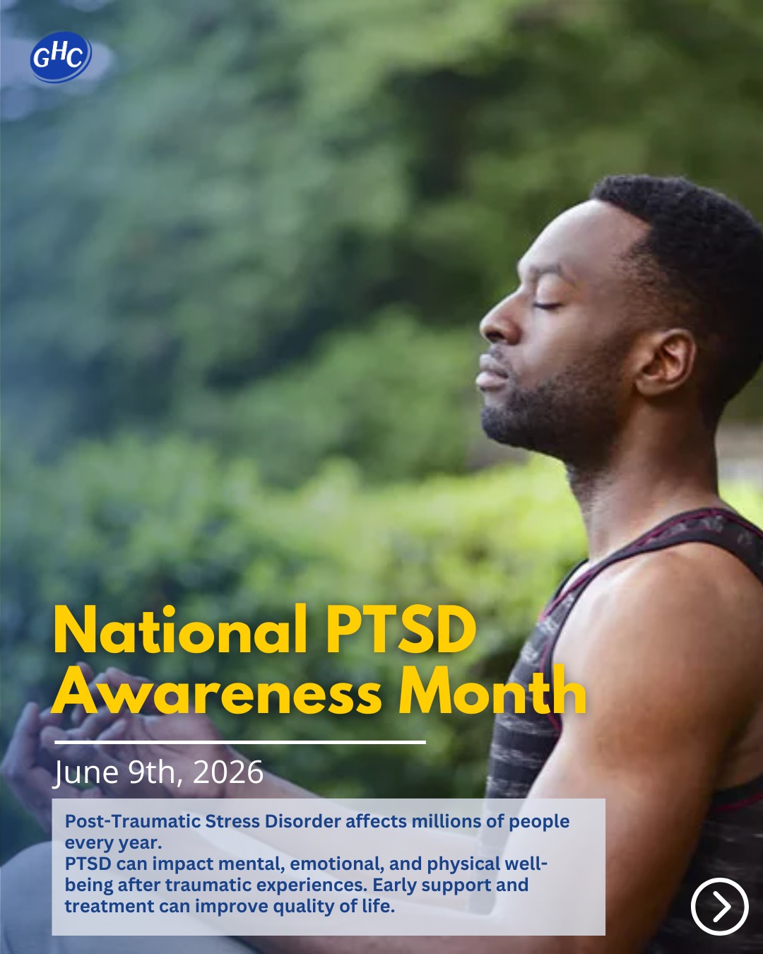 PTSD can affect anyone after experiencing or witnessing trauma. 💚
This month, help break the stigma around mental health by encouraging awareness, compassion, and support for those living with PTSD.
📞 Garfield Health Center supports mental health awareness and access to care.
#healthcenter #communitywork #communityclinic #mentalhealth #chiropractor #pediatric #obgyn #optometry #familydoctor #sgv #sangabrielvalely #montereypark #losangeles #rosemead #healthcare #doctor #nonprofit #garfieldhealthcenter #ghc #GarfieldHealthCenter #PTSDAwarenessMonth #MentalHealthMatters #GarfieldHealthCenter #MentalWellness