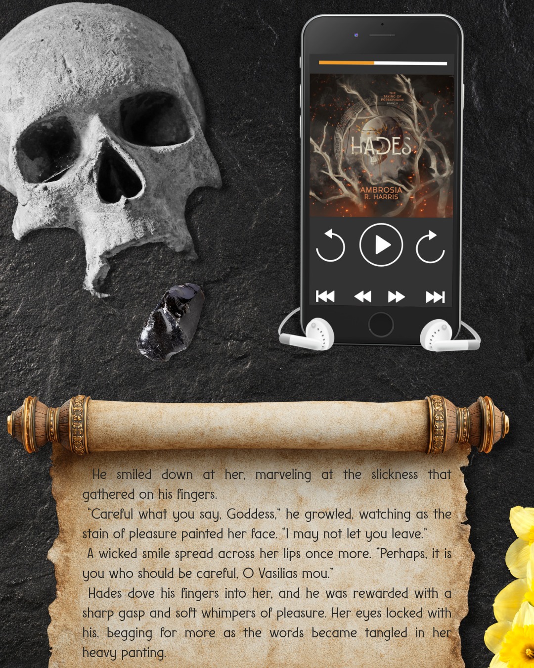 🔥🔥🔥
📖: Hades is a dark romance that follows the God of the Dead as he struggles to find the cause of Elysium dying, there by releasing the Titans from their prison. The only issue? A young goddess of great distraction is found wandering Tartarus
👻He says the Underworld is no place for love, she is determined to show him he's wrong.👻
☠️Slow Burn
🏺Greek Myth Retelling
☠️Dark Romance
🏺Forbidden Love
☠️Dark Magic
🏺Yerning
☠️Magical Trees
🏺Mythical Monsters
#hadesandpersephoneretelling #thetakingofpersephoneseries #booksbooksandmorebooks📚 #hadesandpersephone #booksofinstagram