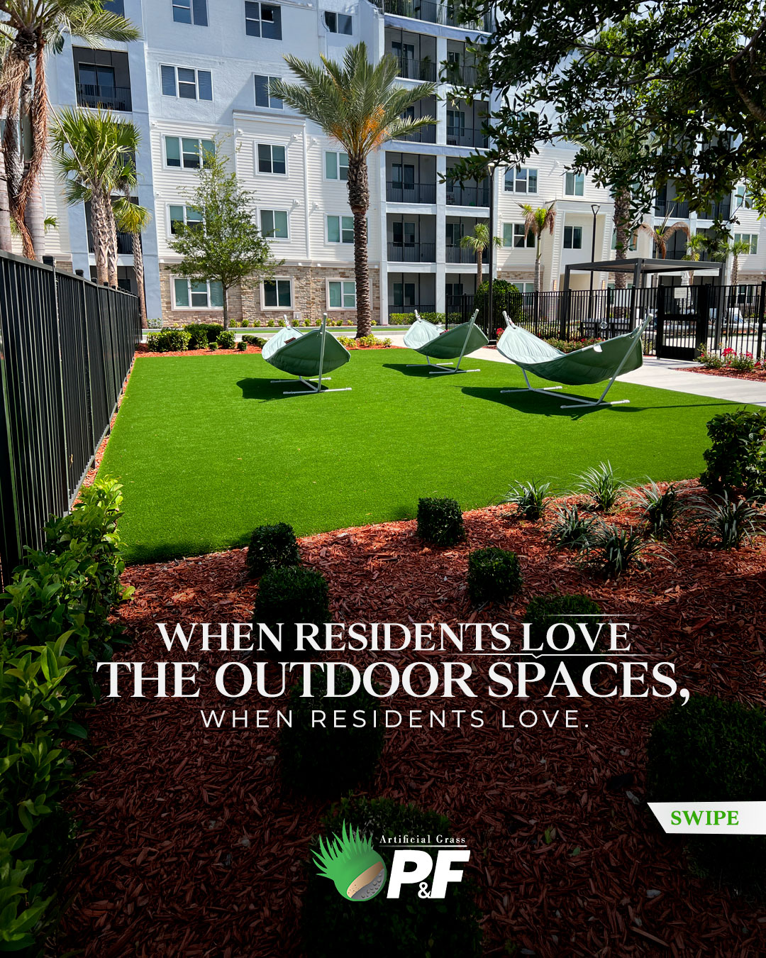 That’s why we focus on delivering high-quality artificial grass installations that elevate the look and feel of the entire property.
Professional results.
Lasting impression.
📍 Orlando, FL
#ArtificialGrass #PropertyUpgrade #CommercialDesign #OutdoorLiving #ApartmentComplex #LandscapeDesign
