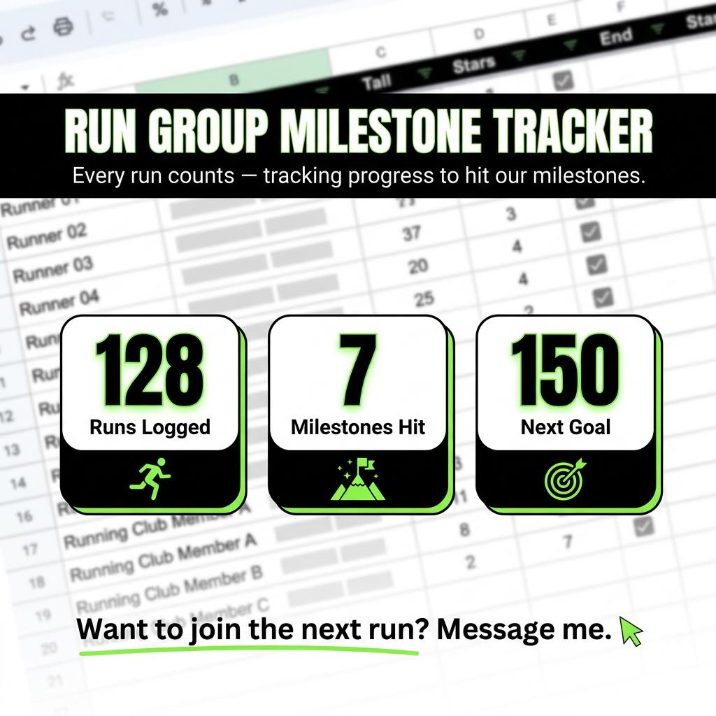 SUNDAY SOCIAL RUN (TOMORROW) — AND I’M TRACKING OUR MILESTONES!
Quick update — I’m now keeping a run group tally each week so we can actually SEE the progress we’re making as a group and hit some proper milestones together. It’s not about being “elite” — it’s about consistency, confidence, and celebrating the wins (big or small).
If you’ve been thinking “I should get back into i” or “I would love to start “ this is your sign.
TOMORROW’S DETAILS
Meet: 08:25 at the studio (quick mobility warm-up)
Start: 08:30
Cost: FREE
Who’s it for? Members, friends/family, and ex-members — all welcome
HOW IT WORKS (INCLUSIVE + SUPPORTIVE)
One clear out & back route (same route for ~6 weeks) so you can learn it, work it, and see progression.
2 captains so no one gets left behind:
Lead Captain: conversational / chatty pace
Tail Captain: run/walk support (1 min run / 1 min walk)
Two options on the day:
Beginner Run/Walk: 1 min run / 1 min walk • 30 mins out & back
Conversational Run: 40 mins out & back • chatty pace
PLUS: optional time trial segment for anyone who wants to push a bit and track their own progress.
Comment “IN” if you’re coming tomorrow — and feel free to bring someone along.
#UpAndOutdoorFitness #Billingshurst #SundayRun #SocialRun #RunWalk #CommunityFitness #InclusiveFitness #ConsistencyIsKey #OutdoorFitness