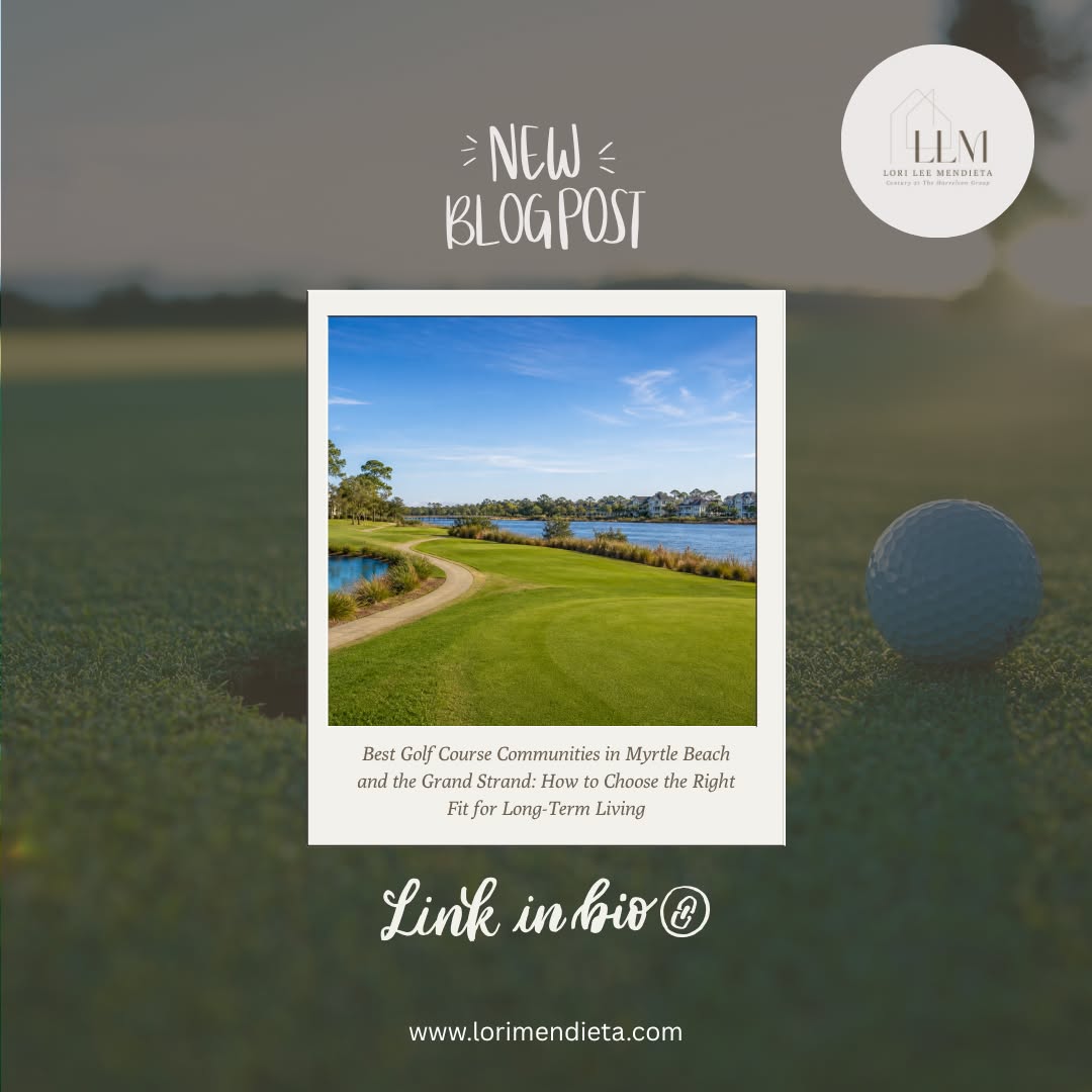 Is it time to trade the lawnmower for a golf cart? ⛳️
Most buyers start their search by looking at the golf course itself—the views, the club reputation, and the green speeds. But after 15 years in Myrtle Beach real estate, I’ve seen that long-term satisfaction actually comes down to how the community supports your daily life.
In my latest blog post, I’m breaking down the most popular golf communities across the Grand Strand—from the central convenience of Grande Dunes to the Lowcountry calm of Pawleys Island.
We’re exploring:
Why "convenience" often beats "amenities" after the first year of ownership.
The major differences in HOA structures you need to know before closing.
A breakdown of Barefoot Resort, Arrowhead, Wachesaw Plantation, and more.
The "best" community isn't the one with the most features; it’s the one that functions well for the way you actually want to live.
🔗 Click the link in my bio to read the full guide: Best Areas for Golf Course Living in Myrtle Beach.
Have a specific neighborhood in mind? Drop a comment below or send me a DM—I’m always happy to walk through the trade-offs with you.
#MyrtleBeachRealEstate #GrandStrandLiving #GolfCourseHomes #MovingToMyrtleBeach #GrandeDunes #BarefootResort #PawleysIsland #LoriLeeMendieta #MyrtleBeachGolf #RealEstateExpert
