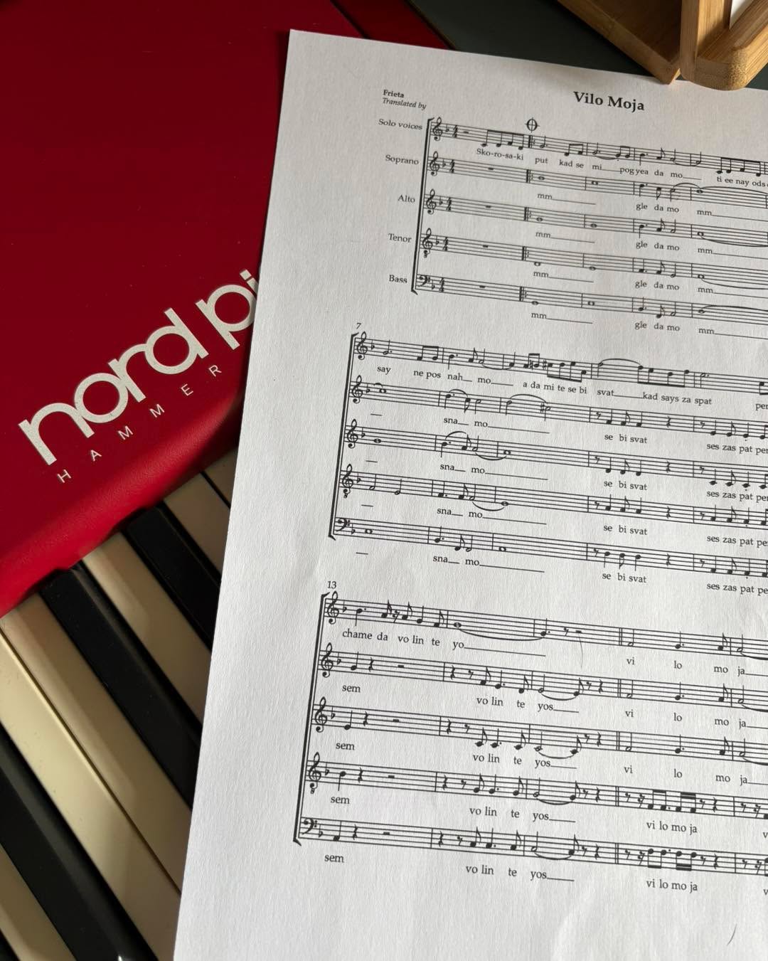 Sorry for being a bit quiet online. It’s not for everyone… And I think reflecting on myself, and my past has caused me to find it challenging to speak outwardly, with confidence or with pride. But I do have 158 people that sing with me, and they give me something to be proud of. This week, we’ve started a song requested by Natasha. She is Croatian and this song, and singing it, makes her feel good. I freaked out about the language differences and musical variances in the song, but the confidence, acceptance and positivity the singers have shown toward it has allowed me to embrace it fully and frankly, I’m now thrilled that one of our songs will be in a language that’s foreign to me. It’s perhaps a big effort to overcome a fear of a different culture. But if the person next to you wants to do it, and says that it’ll be ok, it makes the process rich and rewarding. So thanks Natasha and thanks choir. You’re quite often the strength I struggle to show. On we go.