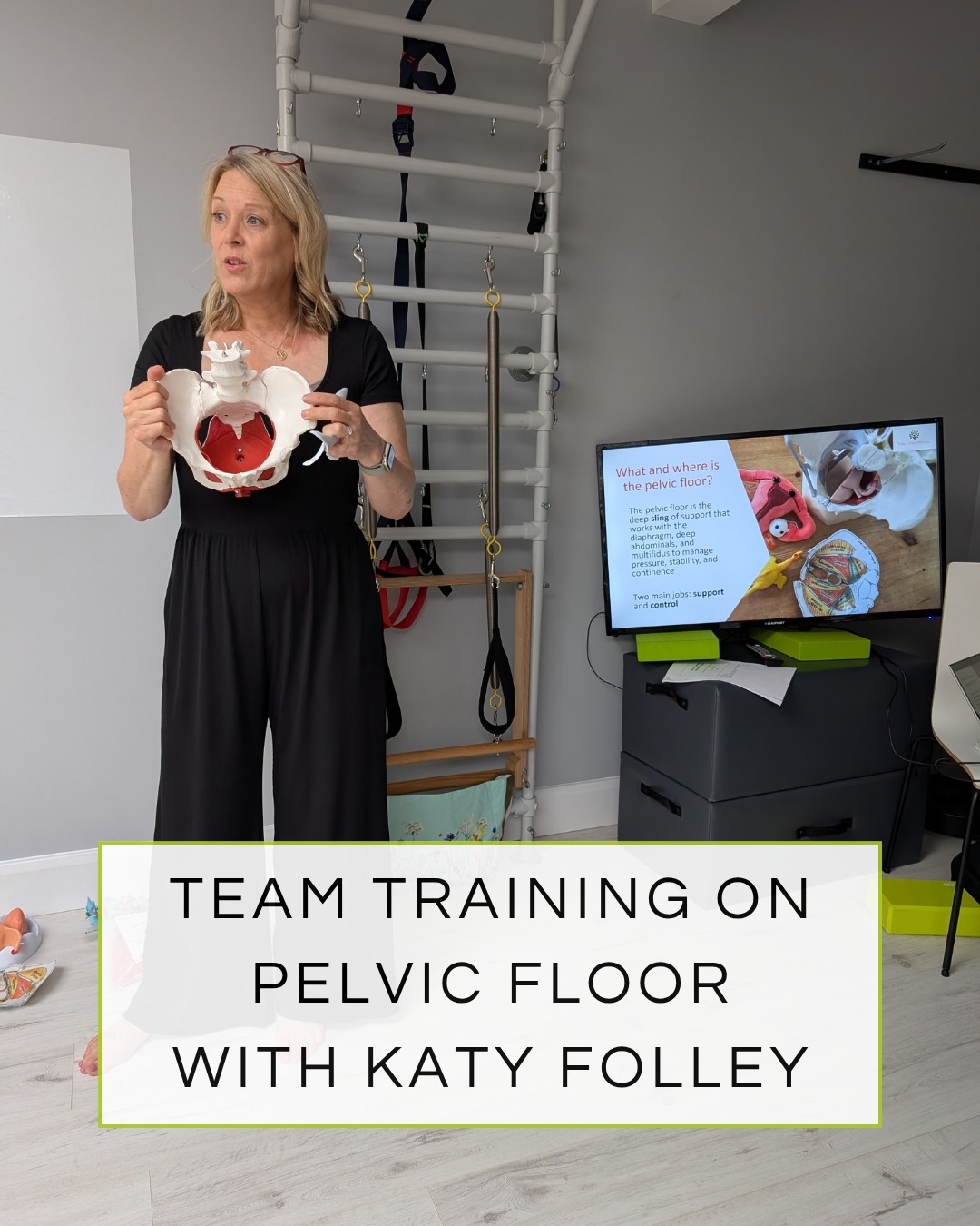 HUGE thanks to the highly knowledgeable Women’s Health Physio Katy Folley for coming to the Studio yesterday to lead some CPD (continual professional development) training for our team – further educating us on pelvic floor recruitment, common weaknesses, and strengthening strategies.
Katy it was an absolute pleasure having you with us!... and to our teaching team…thank you for your willingness and enthusiasm in giving up more of your free time in order to help our clients…you are the dream team 😊
@katyfolleywellness #prolapse #pelvicfloorpilates #pelvicfloorhealth #pelvicfloorstrength #prolapseexercise #pelvicfloortherapy #coccyx