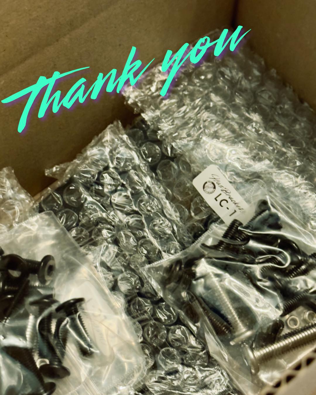 Two in the box, ready to go—
We be catchin’ up.
Sorry we were slow. 📦
In all seriousness, we’ve been floored by the response over the past few weeks: over 200 additional sets ordered.
The biggest bottlenecks have been hardware and filament, but we’ve now restocked both in a massive way.
We’ve also increased “staff” by two — huge thanks to my fiancée, Becca, and my dad for jumping in to help get orders packed and moving.
Between that and some workflow changes behind the scenes, we’re making good headway on the backlog.
This is still a small business in Person County, North Carolina, but y’all have given it a huge, global boost. Y’all see how far we’ll go to make things right.
We don’t take that kind of support for granted. Thank you. Genuinely.
More boxes going out Monday. ✈️
DirtFarmerIndustries.com