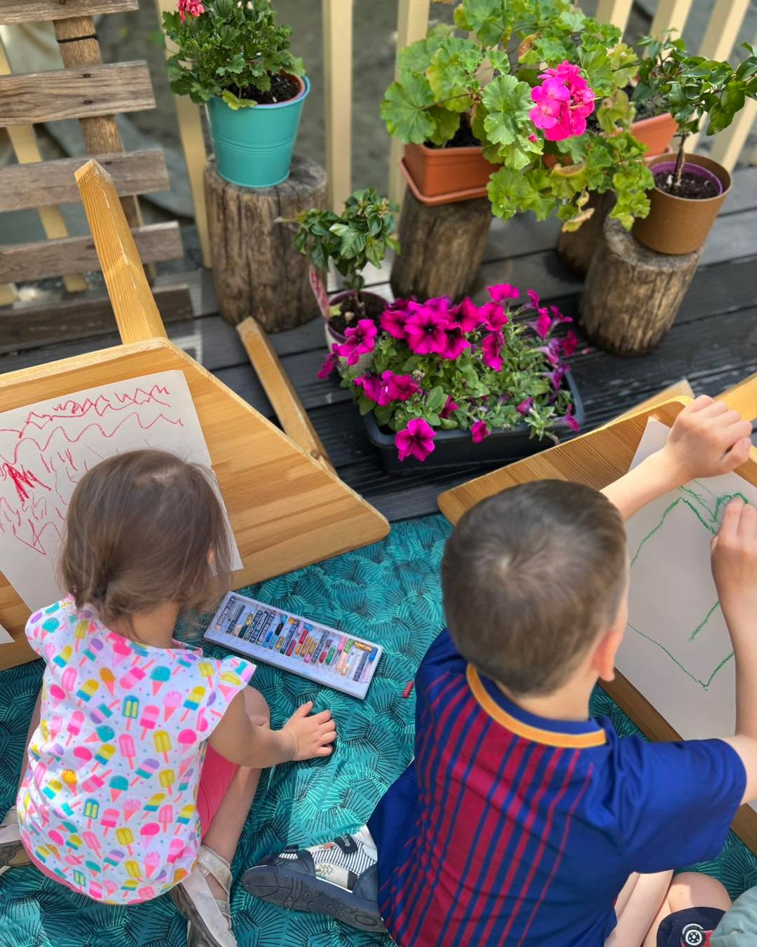 🌸🪻🌺. #babolygó #óvoda #alkotás #gyerekek #kindergarten
