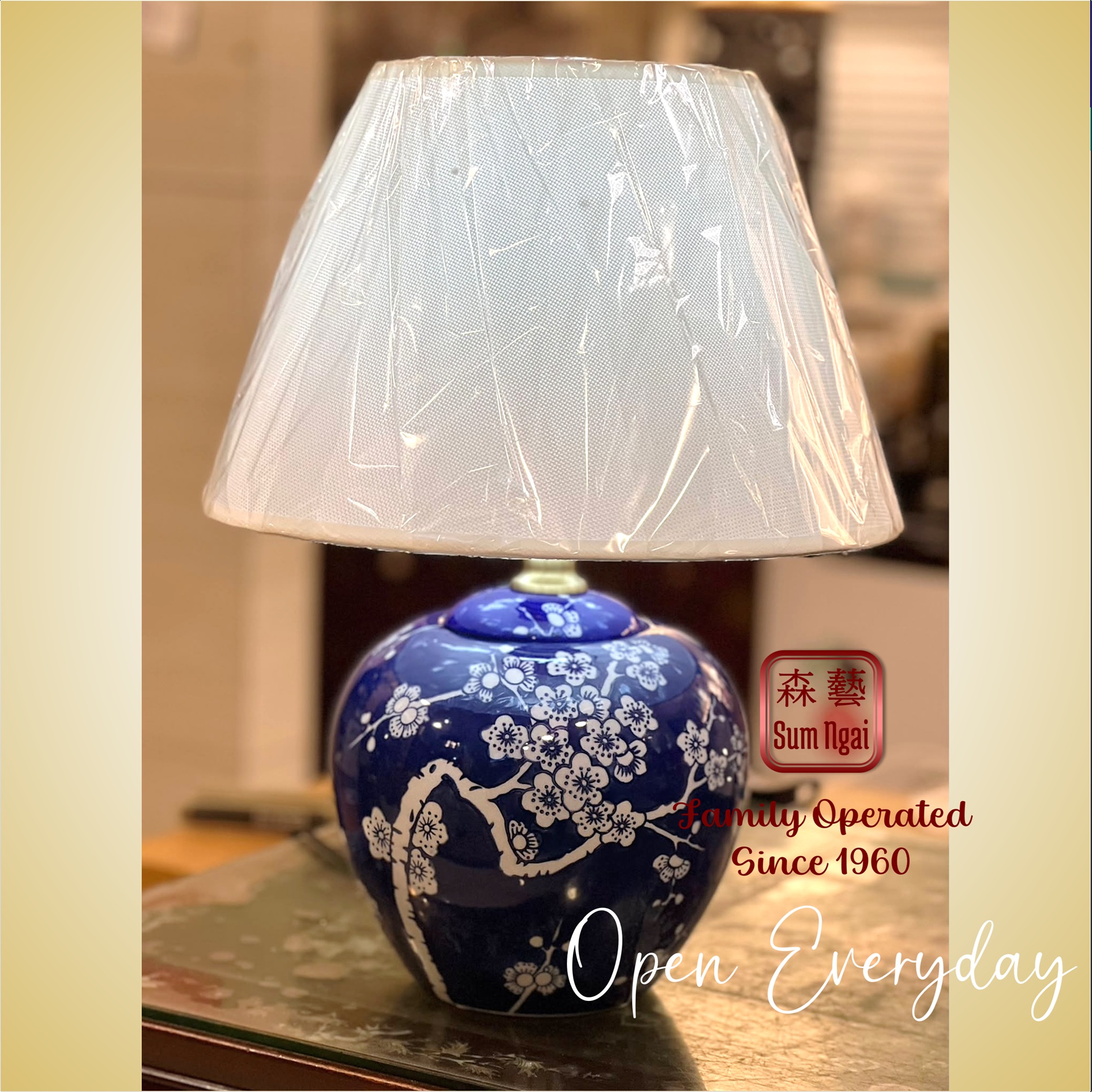 📍Discover unique finds - Visit us today.
⭐Holiday & Sunday 11-4 | Mon-Sat 10-5
🚗 Free parking on premises.
🚆MTR - Kam Sheung Rd Stn (8-minute walk)
#SumNgai #HongKongHeritage #FamilyBusiness #GingerJarLamp #BlueAndWhitePorcelain #BespokeLighting #CustomLamps #LampRepair #LightingDesign #InteriorDecor #HomeDecor #TraditionalCraftsmanship #ChineseAntiques #VintageStyle #TimelessElegance #HongKongShopping #InteriorInspiration #Handcrafted #OpenDaily #Since1960