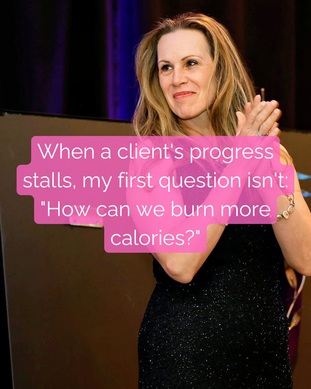 The scale hasn't moved in 2 weeks.
So what do most women do?
➡️ Add more cardio.
Another walk.
Another treadmill session.
Another fitness challenge.
Because we've been taught that more exercise = more weight loss.
But when a client's progress stalls, my first question isn't:
❌ "How can we burn more calories?"
It's:
✅ "What does your nutrition look like right now?"
❓Have portions crept up?
❓Has protein slipped?
❓Have weekends become less intentional?
❓Are bites, licks and tastes adding up?
Adding more cardio doesn't solve a nutrition problem.
Before you change your workouts...
Track everything you eat for 3 days.
Everything.
Awareness creates clarity.
And clarity creates progress.