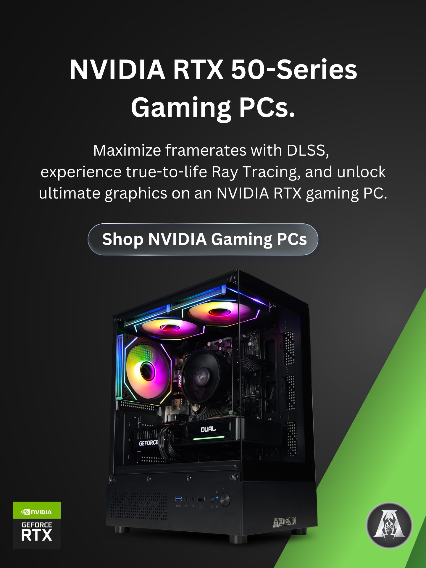 Ultimate graphics are just a click away. 🟢 Elevate your gameplay with an NVIDIA RTX 50-Series ArchonPC. Max framerates, flawless DLSS, and breathtaking Ray Tracing await.
Upgrade your setup today with Garner-Tech:
🖱️💥 https://www.garner-tech.uk/archonpc/nvidia-geforce-systems
#NVIDIAGaming #RTXOn #PCGamer #RTX50Series #ArchonPC