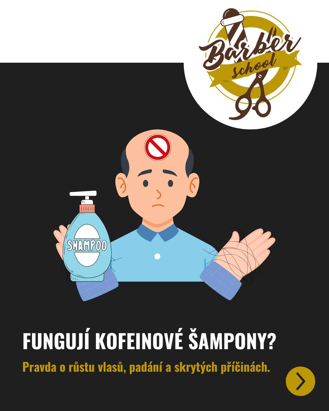 💈 Fungují kofeinové šampony nebo je to jen marketing?
Kofein může vlasové pokožce pomoct, ale sám o sobě zázraky neudělá. Na kvalitu a hustotu vlasů mají velký vliv také genetika, stres, spánek a celkový životní styl. 👊
👉 Jakou máš zkušenost ty? Používáš kofeinový šampon nebo sázíš na jinou péči? Napiš nám do komentářů. 👇
#barberschoolcz #barberschoolbrno #barberschoolpraha #vlasy #padanivlasu #kofeinovysampon #haircare #barbering #menshair💈