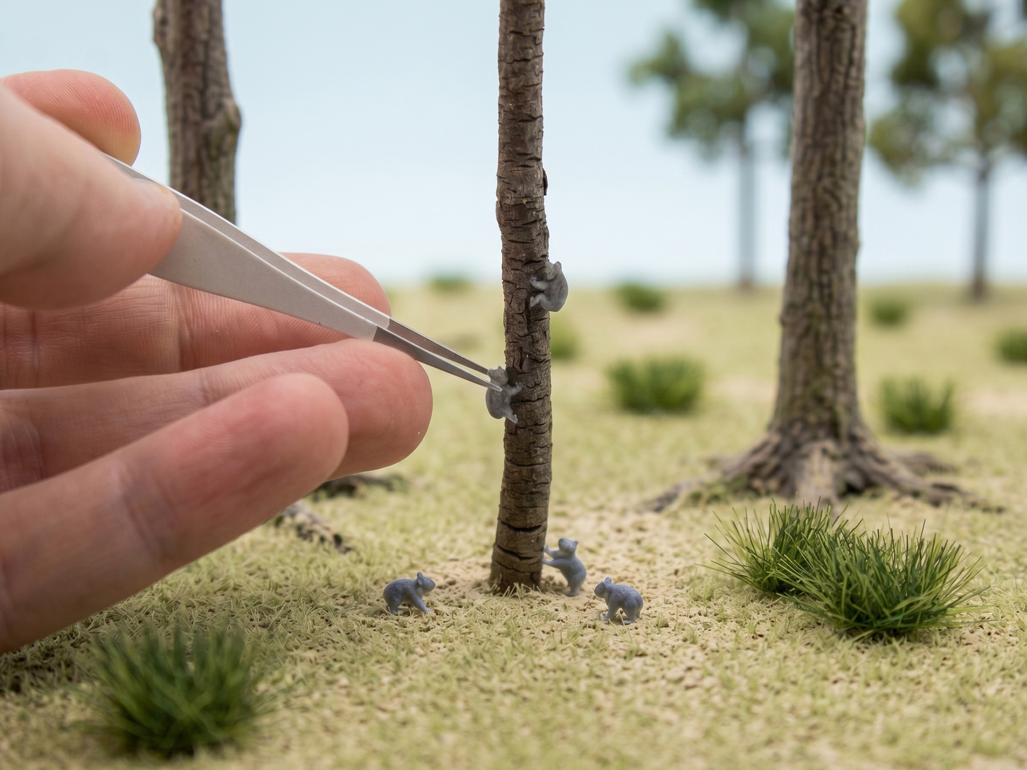 Cute enough to attract attention. Responsible enough for regular testing. New full-colour koalas, available in any scale.
#RegularTesting #hoscalemodels #miniatures #hoscale #3dprint #3dprints #miniatureworld