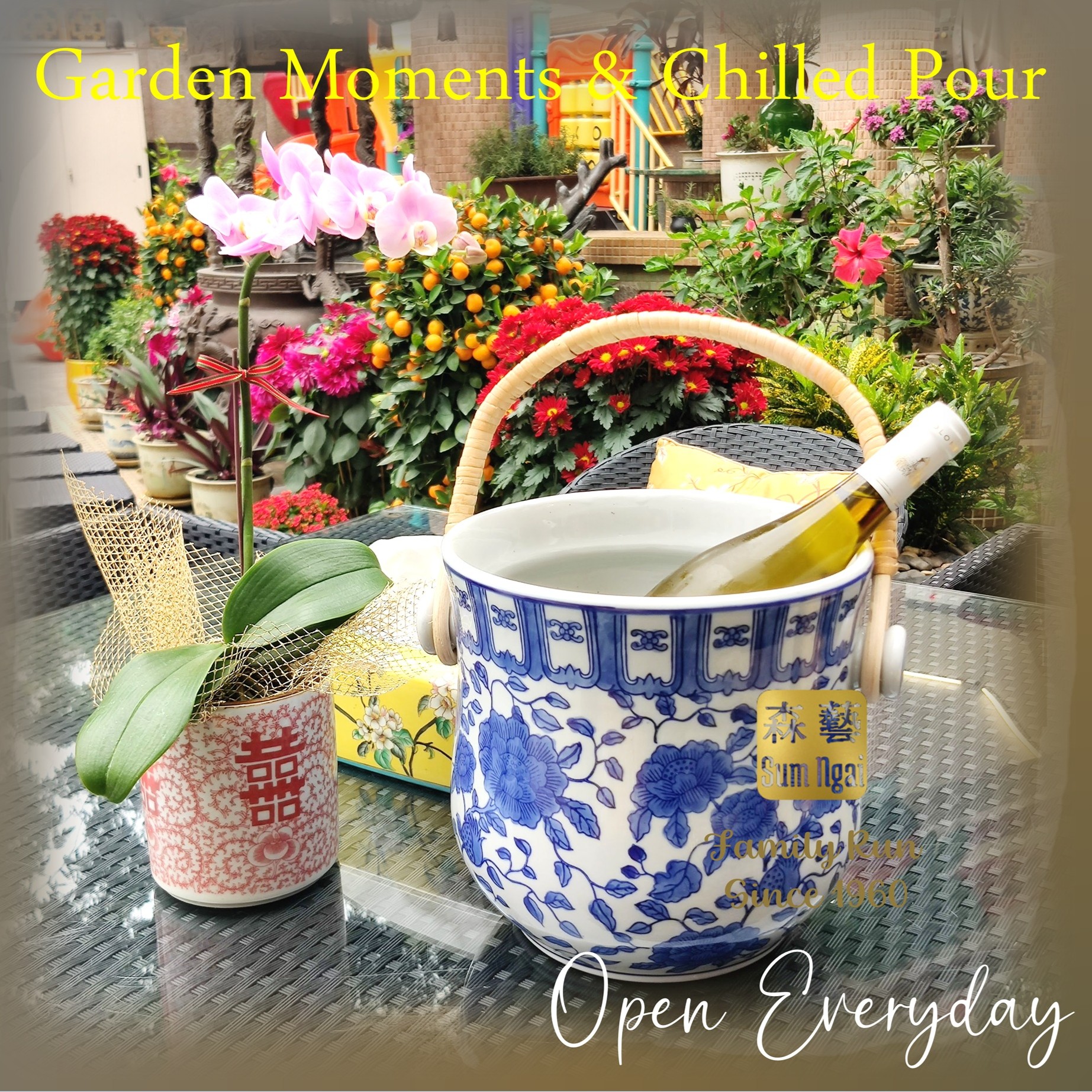 Fresh blooms, a chilled bottle, and a quiet corner to slow down and enjoy the little things. ✨
📍Discover unique finds - Visit us today.
⭐Holiday & Sunday 11-4 | Mon-Sat 10-5
🚗 Free parking on premises.
🚆MTR - Kam Sheung Rd Stn (8-minute walk)
#SumNgaiBrass #GardenMoments #OutdoorLiving #BlueAndWhitePorcelain #PorcelainDecor #OrchidLove #HomeDecor #AsianDecor #ChineseAesthetics #GardenInspiration #WineTime #FloralArrangement #TimelessStyle #VintageCharm #SlowLiving #LifestyleDecor #BeautifulSpaces #EverydayElegance #HongKongStyle #ShopLocal