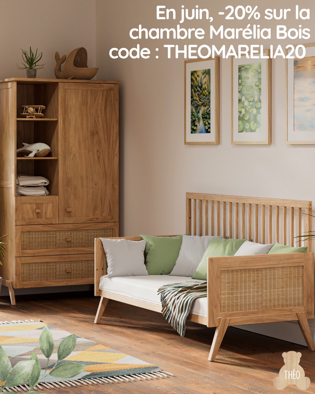 🎉 PROMO DE JUIN
Tout au long du mois de juin, profitez de -20% sur la chambre Marélia Bois
Pour offrir à bébé un univers élégant et, évolutif et sécurisé à prix tout doux.
📦 Offre valable sur tout le mois de juin
💸 Code promo : THEOMARELIA20
Ne manquez pas cette occasion
#TheoBebe #ChambreBebe #Promo #Bebe #DecorationChambreBebe #MobilierBebe #MeublesDurables #Parentalite #SommeilBebe #DecorationBebe #DecoBebe #ChambreBebe #TheoBebe #DécoNaturelle #BébéConfort