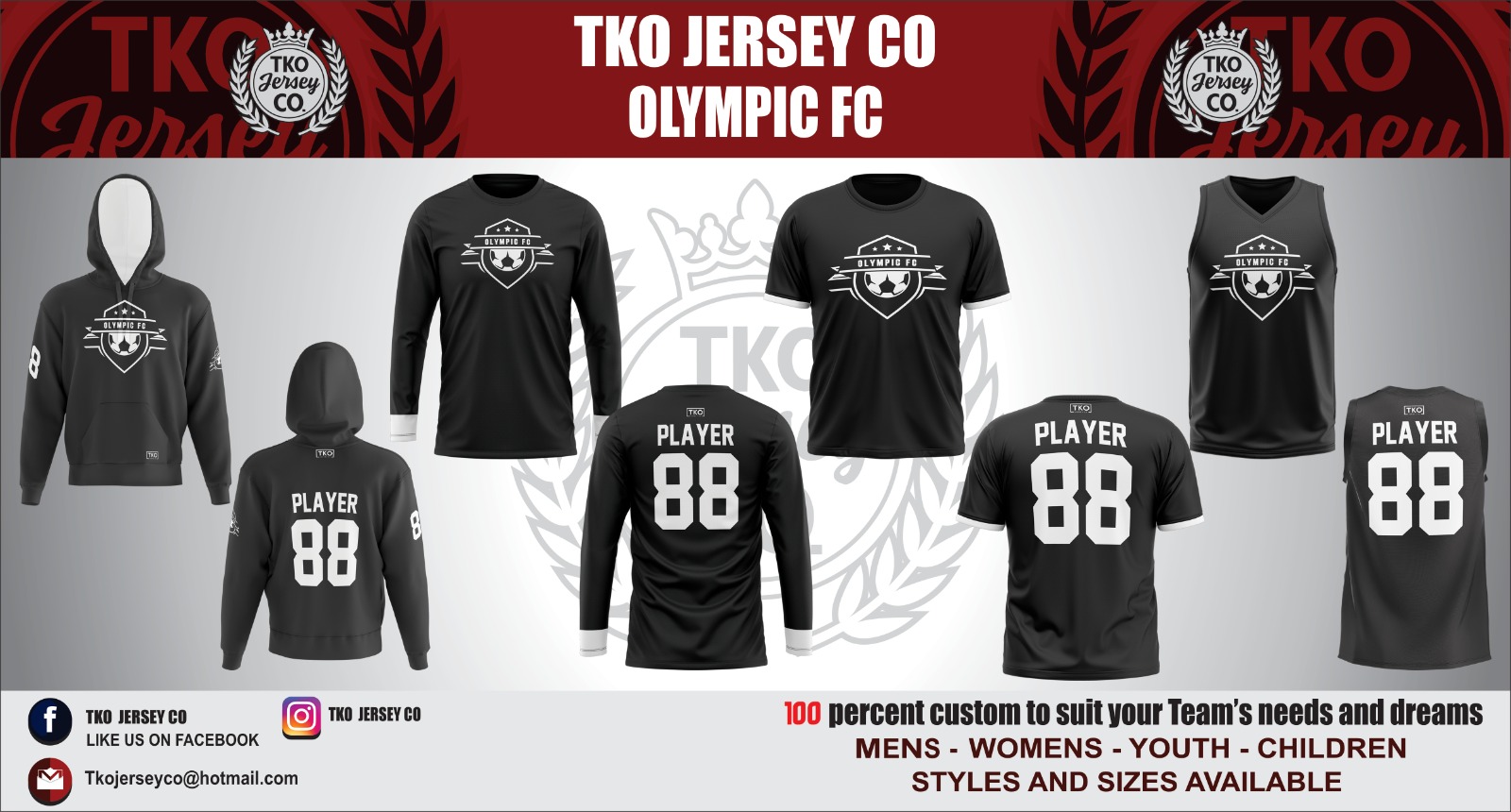 All black. No explanation needed.
Olympic FC