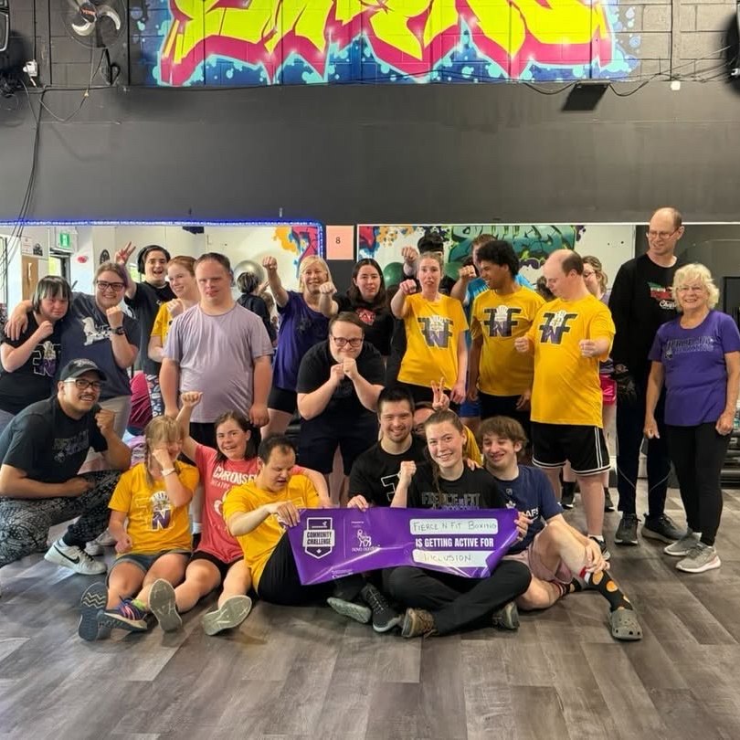 Boxing may be what brings us together, but the impact goes far beyond the workout.
Today was about confidence, connection, and being part of something meaningful. Every class helps create moments where athletes feel seen, supported, and celebrated.
#fiercenfitboxing #specialneedsboxing #aplaceforall #ParticipACTIONCommunityChallenge #Belonging