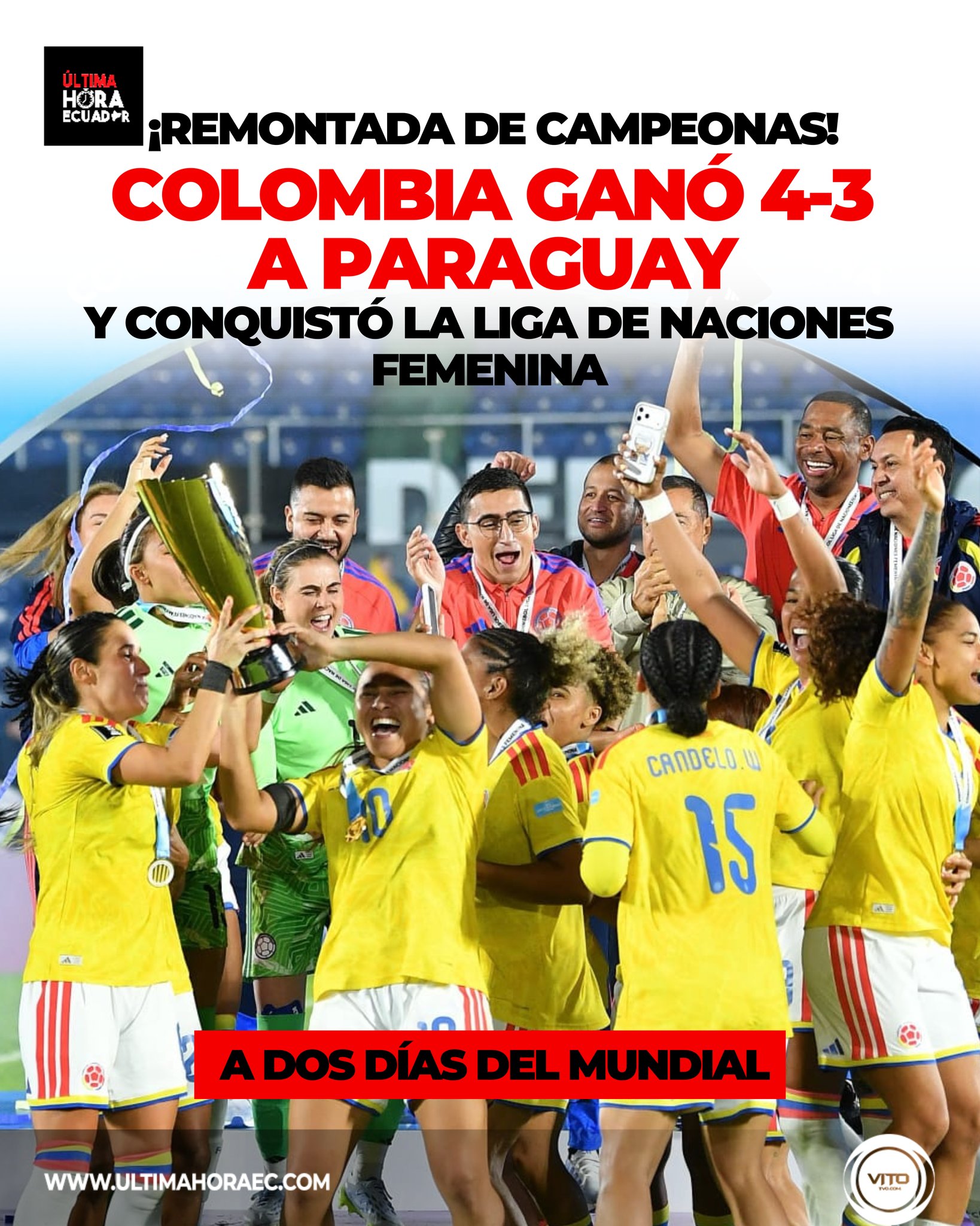 🇨🇴⚽️ ¡Histórico triunfo! La Selección Colombia Femenina se coronó campeona...
