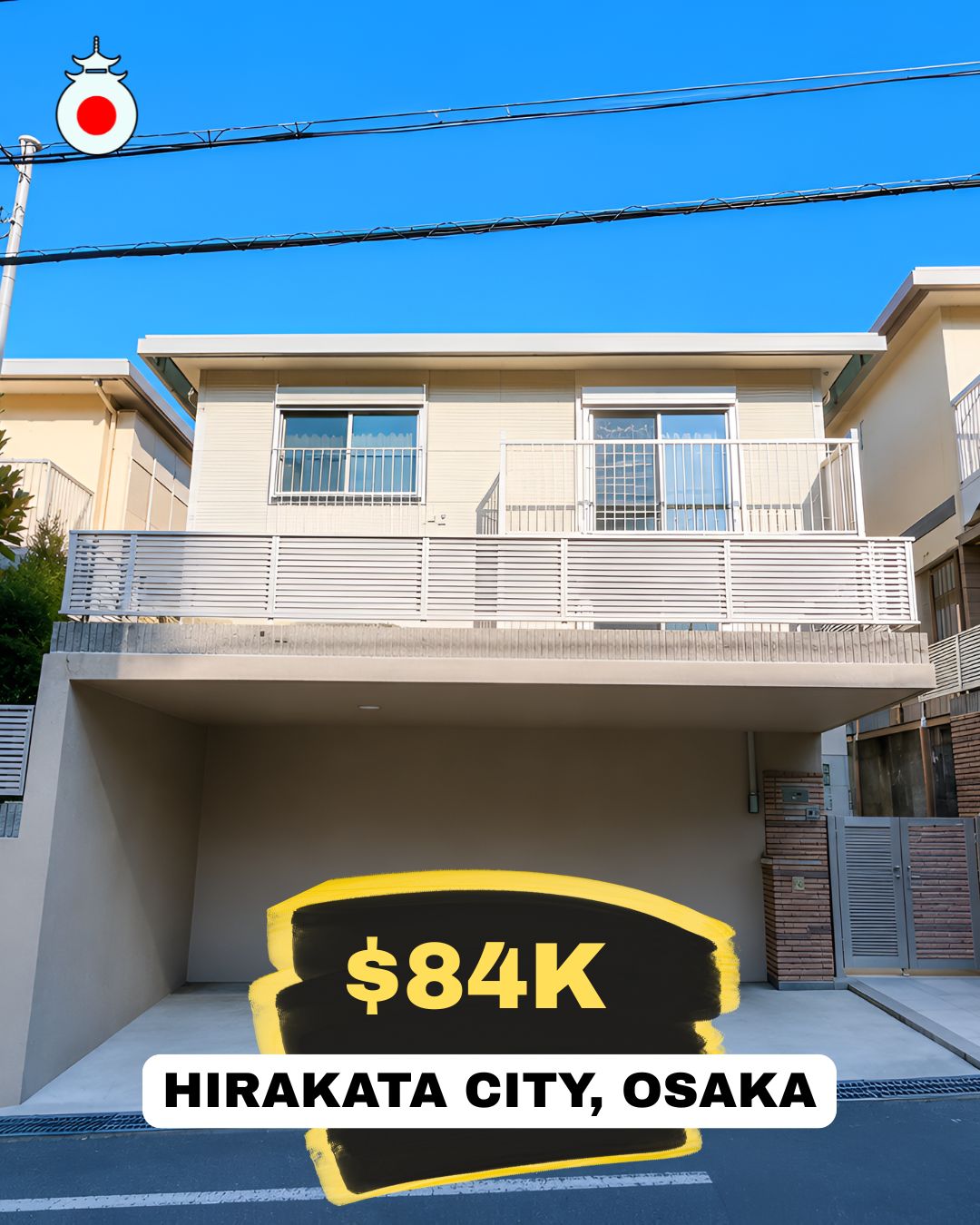 For Sale: 4LDK House in Hirakata City, Osaka Prefecture🏯
Soya
Price: 13,490,000 円 (Approximately $84,000 USD)
Layout: 4LDK (4 rooms + Living/Dining/Kitchen)
Building Area: 95.08m²
Land Area: 120.87m²
Year Built: September 1979
Access: San-Yodai Bus Stop | 7 Minute Walk
For full details and personalized guidance, click the link in the bio to reach our website, or contact us directly through Instagram. We will be happy to provide all the information you need. 🔑
https://www.omoroiosaka.com/ #737 Week 92 Showcase
--------
Note:
Prices are based on exchange rates at the time of posting and may vary. Availability is not guaranteed and may change quickly.
Omoroi Osaka represents buyers and is not the listing broker. This post is for informational purposes only.
📢 Ad/Advertisement – 本投稿は広告です。Omoroi Osakaは元付業者でも宅建業者でもありません。
#HirakataCity
#HirakataRealEstate
#HirakataHouseForSale
#OsakaRealEstate
#OsakaProperty
#JapanRealEstate
#HouseForSaleJapan
#KansaiRealEstate
#HomesInJapan
#OmoroiOsaka