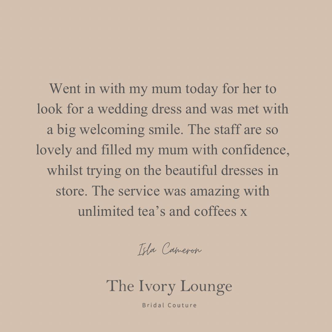 🤍 REAL BRIDE REVIEW 🤍
Thank you so much for sharing such kind words, it truly means the world to us!
#bridetobe #theivorylounge #plymouthboutique #devonbride #vipexperience