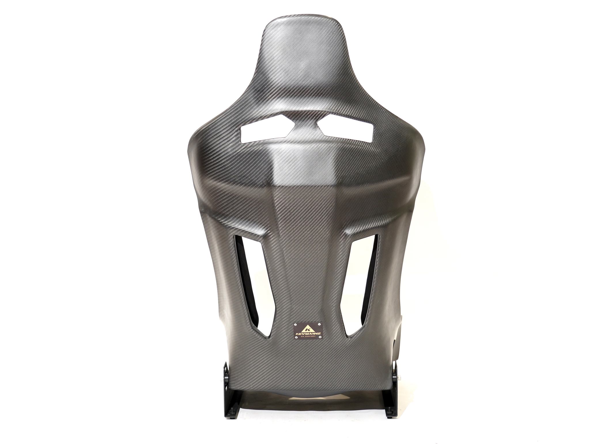 Experience the pinnacle of sport luxury with our Matt Carbon Fiber GT-Max seats, including Audi R8 plug&play rails and slider kit, debossed Audi logo on headrest plus R8 and Audi Sport logo stitching on backrest, complete with Alcantara padding.