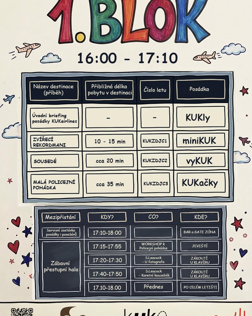🎭Program na sobotní Kolík26! 🎭
Těšíme se na vás!
Děkujeme Praze. 3 za finanční podporu
#kukdivadlo #dramaťák #dramatak #theatreworks #theatrekid #theatre #zusstitneho #zizkovskedivadlojarycimrmana #praha3
