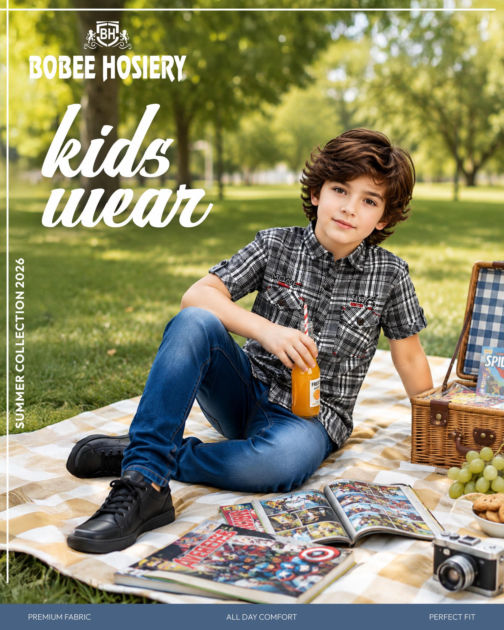 Summer days are made for outdoor fun, and our Summer Collection 2026 ensures your kids look effortlessly cool while staying completely comfortable.
✨ The Bobee Hosiery Promise:
🌟 Premium Fabric
🕒 All-Day Comfort
👌 Perfect Fit
Let your little ones explore the world in style. Drop us a DM or visit us to shop the new look today! 🛍️
#bobeehosiery