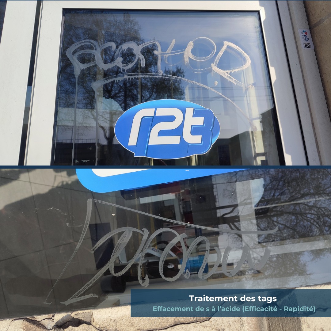 Remise en état à Nantes ✨
Effacement de tag à l’acide sur des vitrages extérieurs d’une entreprise.
✔️ Vitrages restaurés
✔️ Intervention rapide
✔️ Sans remplacement complet
Une solution efficace pour retrouver une façade propre et professionnelle.
#verreidf #antitag #vitrage #renovation #nantes #chantier #facade #proprete #maintenance #avantapres #btp