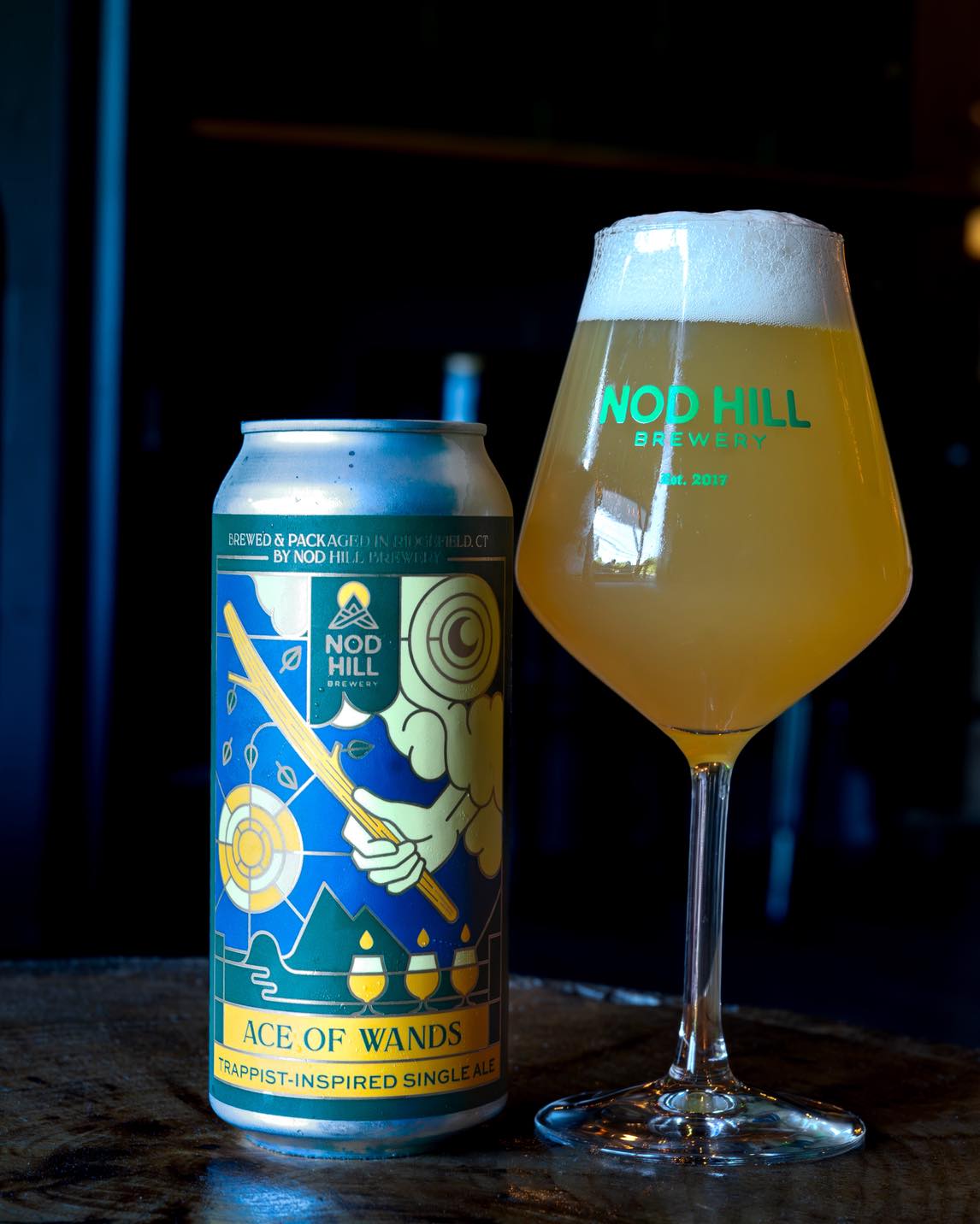 𝔸𝕔𝕖 𝕠𝕗 𝕎𝕒𝕟𝕕𝕤.
Canned this week, Ace is our 5% Trappist-inspired Single Ale. This graceful little beer displays an expressive blend of herbal & fruity aromatics, crisp malt character, and a dry, estery finish.
A rare style not usually seen outside Belgium, this is our take on the table beers made in Trappist monasteries for the monks' own everyday enjoyment.