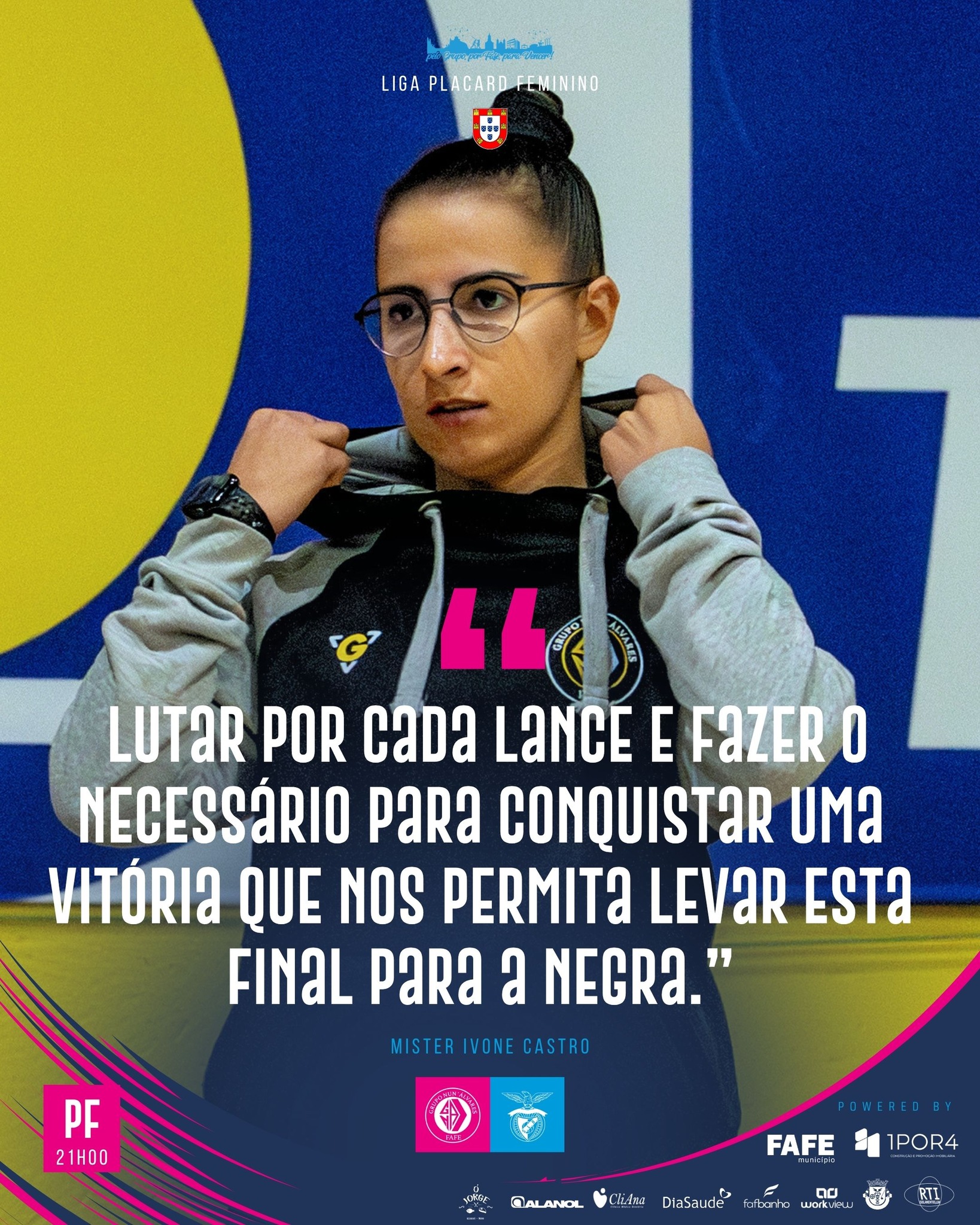 #GNASLB👔 💬 “O terceiro jogo voltou a confirmar aquilo que esta final tem demonstrado desde o início: um enorme equilíbrio entre duas equipas muito competitivas. Apesar do resultado não ter sido o que pretendíamos, saímos desse encontro com a convicção reforçada de que estivemos a um nível elevado e fomos capazes de assumir o jogo em muitos momentos, acabando por sermos penalizados apenas na decisão por penáltis.
Neste momento estamos em desvantagem na eliminatória, mas sabemos que, numa final disputada à melhor de cinco jogos, tudo continua em aberto. O quarto encontro representa uma oportunidade para responder, igualar a série e levar a decisão para o último jogo.
Ao longo da semana procurámos consolidar aquilo que fizemos bem no último encontro e corrigir os detalhes que podem fazer a diferença em jogos tão equilibrados como estes. A equipa trabalhou com compromisso, exigência e total foco naquilo que depende de nós.
Esperamos novamente um adversário forte, competitivo e determinado, mas acreditamos plenamente na nossa capacidade e na identidade que temos demonstrado ao longo desta final. Será fundamental manter a concentração, a consistência e a capacidade de competir em cada momento do jogo.
Sabemos o que está em disputa e estamos preparados para dar tudo em campo, lutar por cada lance e fazer o necessário para conquistar uma vitória que nos permita levar esta final para a negra.”
#peloGRUPOporFAFEparaVENCER