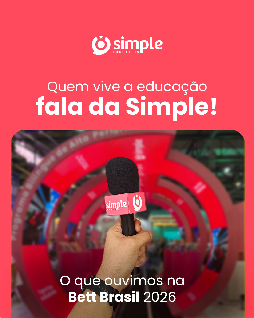 Feedbacks que deixam o nosso coração quentinho! ❤ Durante a Bett Brasil, recebemos muitos depoimentos sobre nossos programas bilíngues e como eles têm transformado a vida de milhares de alunos. Vale a pena conferir! #SimpleEducation #VersoEducação #ProgramaBilíngueDeAltaPerformance