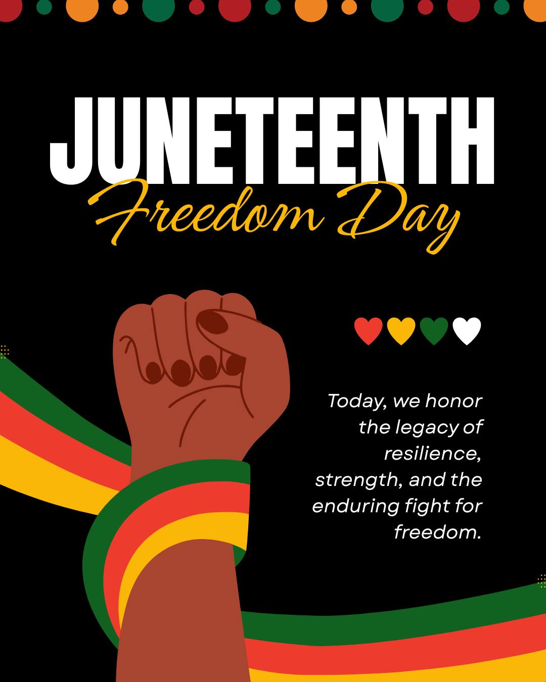 🖤❤️💚 Honoring Juneteenth: Freedom, Progress & Empowerment 💚❤️🖤
Today, we commemorate Juneteenth, a day that marks the end of slavery in the United States and celebrates the resilience, achievements, and contributions of Black Americans.
As we reflect on the significance of freedom, we also recognize the importance of financial empowerment as a pathway to opportunity, stability, and legacy-building. At Prestige Money Managers, we believe that financial knowledge is power. Through education, planning, and intentional wealth-building, we can create stronger futures for ourselves, our families, and our communities.
✨ Today, we honor the past, celebrate the present, and invest in the future. Financial empowerment is more than building wealth; it's building a legacy. #Juneteenth #FinancialEmpowerment #BlackExcellence #GenerationalWealth #PrestigeMoneyManagers #FinancialClarity #FreedomAndOpportunity