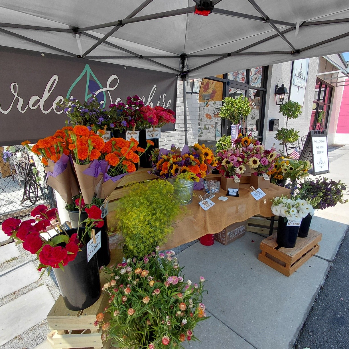 We are beating thr heat with some BLOSSOM treats!
Treat yourself to some flowers!
Come on down to Splurge Vintage Market in Summerville.
@followers
