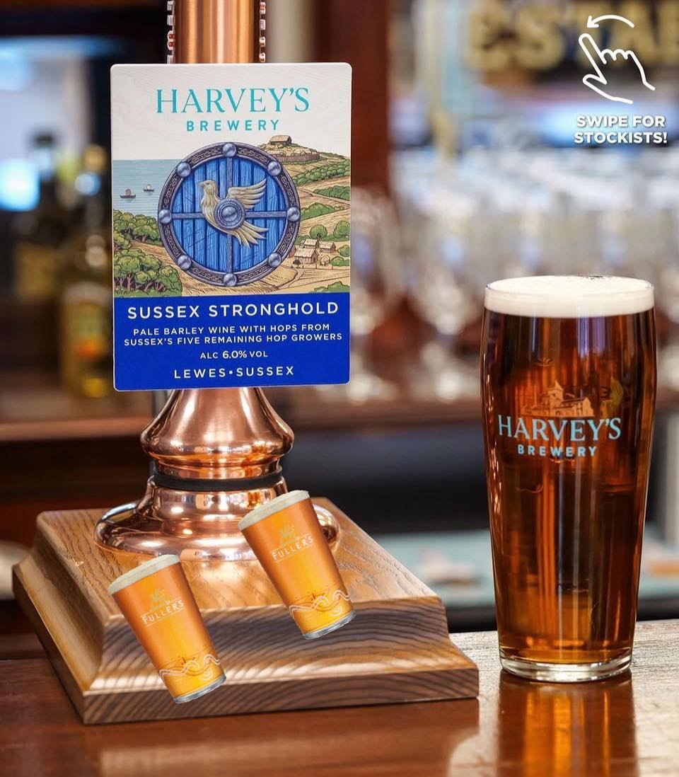 Now on tap at the Nelson ! are you up for the challenge , it’s only 6% abv 😊 #😊 #abv #realale #harveysbrewerylewes