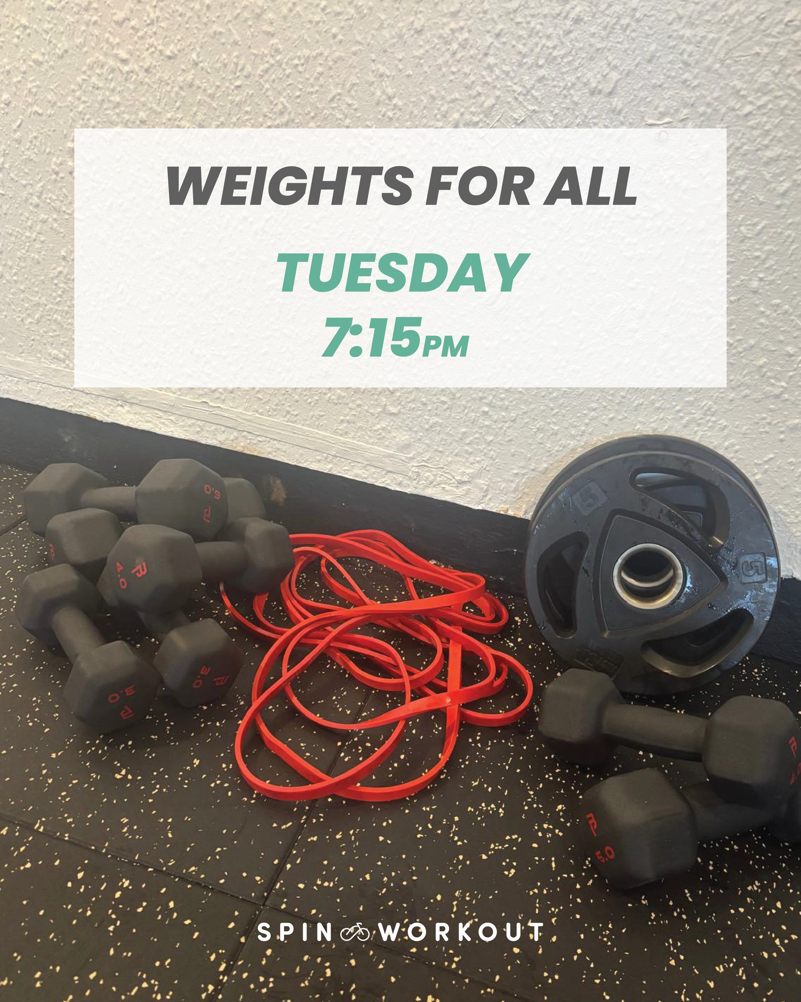 💪 New Class Alert! 💪
Due to the popularity of our Weights for Women class, we're launching Weights For All!
Perfect for anyone wanting to build strength and confidence with free weights in a friendly, supportive environment. No intimidating gym atmosphere, no burpees, just effective strength and conditioning training for all fitness levels.
Starting on 30th June
📍 The Studio at Spin and Workout
📅 Tuesdays
🕖 7:15pm
With Sam @musclemediclondon
Come and give it a try!
#SpinAndWorkout #Weights #Strength #FitnessforAll