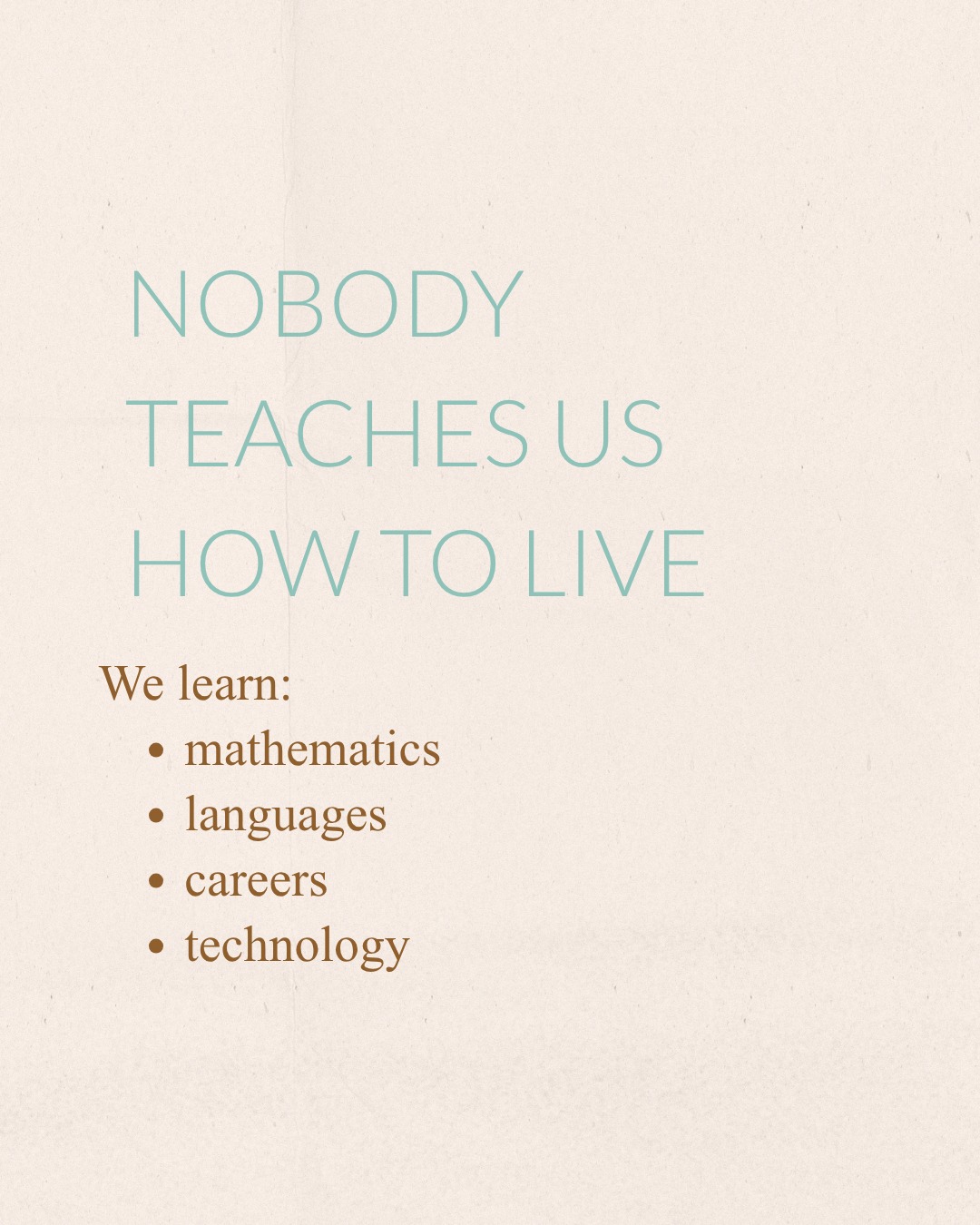 Nobody teaches us how to live.
We learn how to achieve, perform, produce, and solve problems. We learn how to build careers, manage finances, and navigate technology.
But who teaches us how to find peace when life feels overwhelming? How to work with fear, disappointment, or uncertainty? How to trust ourselves? How to listen to the wisdom beneath the constant noise of the mind?
Many of us spend years gathering information, yet still feel disconnected from ourselves.
Meditation is not about becoming someone else. It is about returning to what is already there beneath the distractions, habits, and stories we have accumulated along the way.
Heartfull Meditation is a 9-week journey into the deeper dimensions of yoga and conscious living. Through meditation, reflection, and practical teachings, we explore peace, courage, gratitude, faith, joy, and the art of living from the heart.
"Perhaps the most important education is the one that helps us become fully human."
Heartfull Meditation begins in August
✨ Helsinki Studio & Online
🙏Please note: This course is not suitable for complete beginners to meditation.
Heartfull Meditation is intended for practitioners who already have some experience with meditation and wish to deepen their understanding and practice within a supportive community.
🌿 Link in bio for details
#HeartfullMeditation #MeditationJourney #ConsciousLiving #InnerStillness #SpiritualPractice #MeditationCommunity #joogahelsinki #meditaatio #läsnäolo #sisäinenrauha #itsetuntemus #henkinenkasvu #tietoinenelämä #sydämestäeläminen #dhyana #sadhana #svadhyaya #satsang #santosha #PurnaYoga #PurnaYogaHelsinki