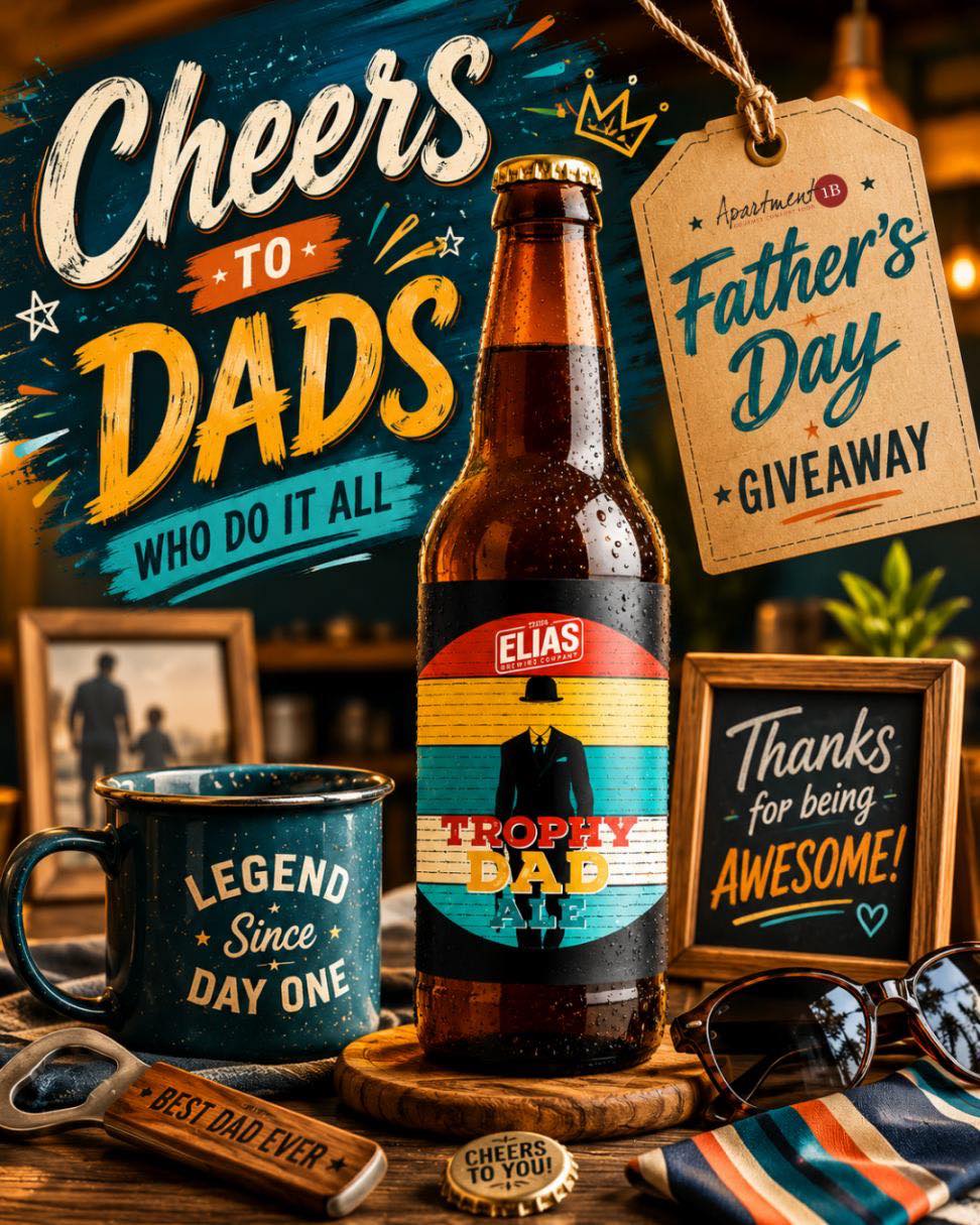 Cheers to the dads who do it all. ๐ป๐
This Fatherโs Day, weโre raising a glass to the legends whoโve been there since day one.
All dads dining in at Apartment 1B on Sunday, June 21, will receive a ๐ฐ๐ผ๐บ๐ฝ๐น๐ถ๐บ๐ฒ๐ป๐๐ฎ๐ฟ๐ ๐ฏ๐ผ๐๐๐น๐ฒ ๐ผ๐ณ ๐ง๐ฟ๐ผ๐ฝ๐ต๐ ๐๐ฎ๐ฑ ๐๐น๐ฒ ๐ฏ๐ ๐๐น๐ถ๐ฎ๐ โ our way of saying thank you for everything you do.
Available at:
๐ Salcedo, Makati
๐ Arya Residences, BGC
๐ The Henry Hotel Manila
๐ The Henry Resort Laiya
To book a table, visit www.apartment1b.com/reservations
#foodielife #family #foodiesofinstagram #gourmetcomfortfood #friends #foodlover #foodie #foodieheaven #apartment1b #food #FoodieFavorites #comfortfood #CelebrateInStyle #sharing #instagood #FoodieFinds #datenight #dinner #lunch #FathersDay #freebeer #beer #dads