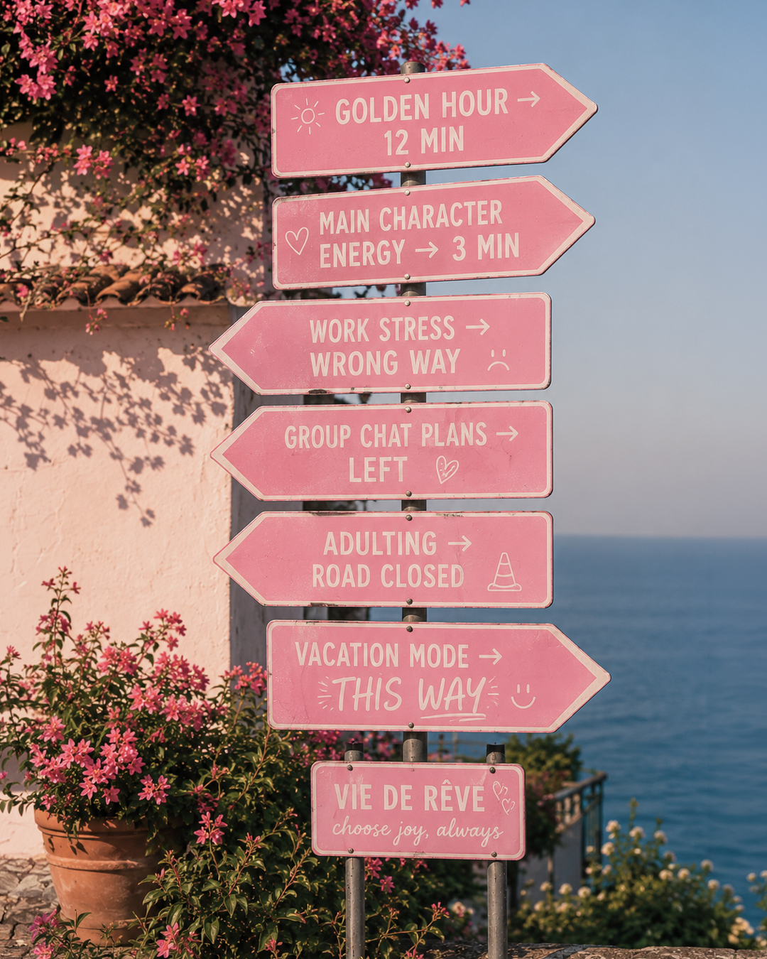 If you could take only one exit this summer, which would it be?
☀️ Golden Hour
✨ Main Character Energy
🍾 Vacation Mode
💕 Vie de Rêve
Choose wisely. 😉
#VieDeRêve
#EtéDeRêve
#VieDeRêve
#SipTheDreamLife