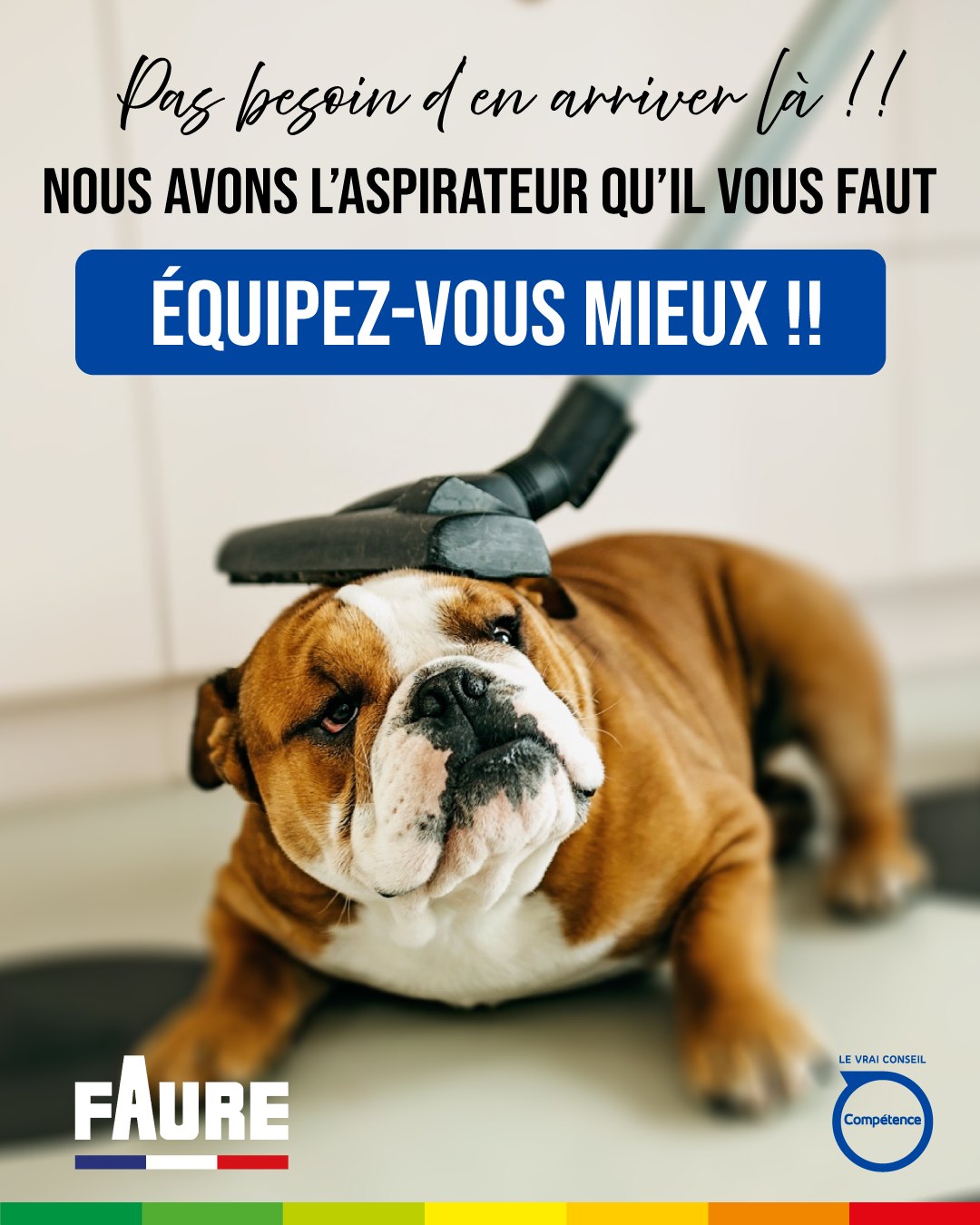 🐶😅 Inutile d’en arriver là pour faire le ménage !
Poils d’animaux, poussière, miettes… équipez-vous avec un aspirateur adapté à votre quotidien et gagnez en efficacité 👍
Chez Compétence, nous vous proposons des solutions performantes pour un intérieur propre et un ménage beaucoup plus simple au quotidien ✨
💥 Équipez-vous mieux avec les conseils de nos équipes !
👉 Rendez-vous dans vos magasins Compétence pour trouver l’aspirateur qu’il vous faut.
https://www.magasinscompetence.fr/
#MagasinsCompétence #Aspirateur #Maison #Ménage #Confort #Animaux #EquipementMaison