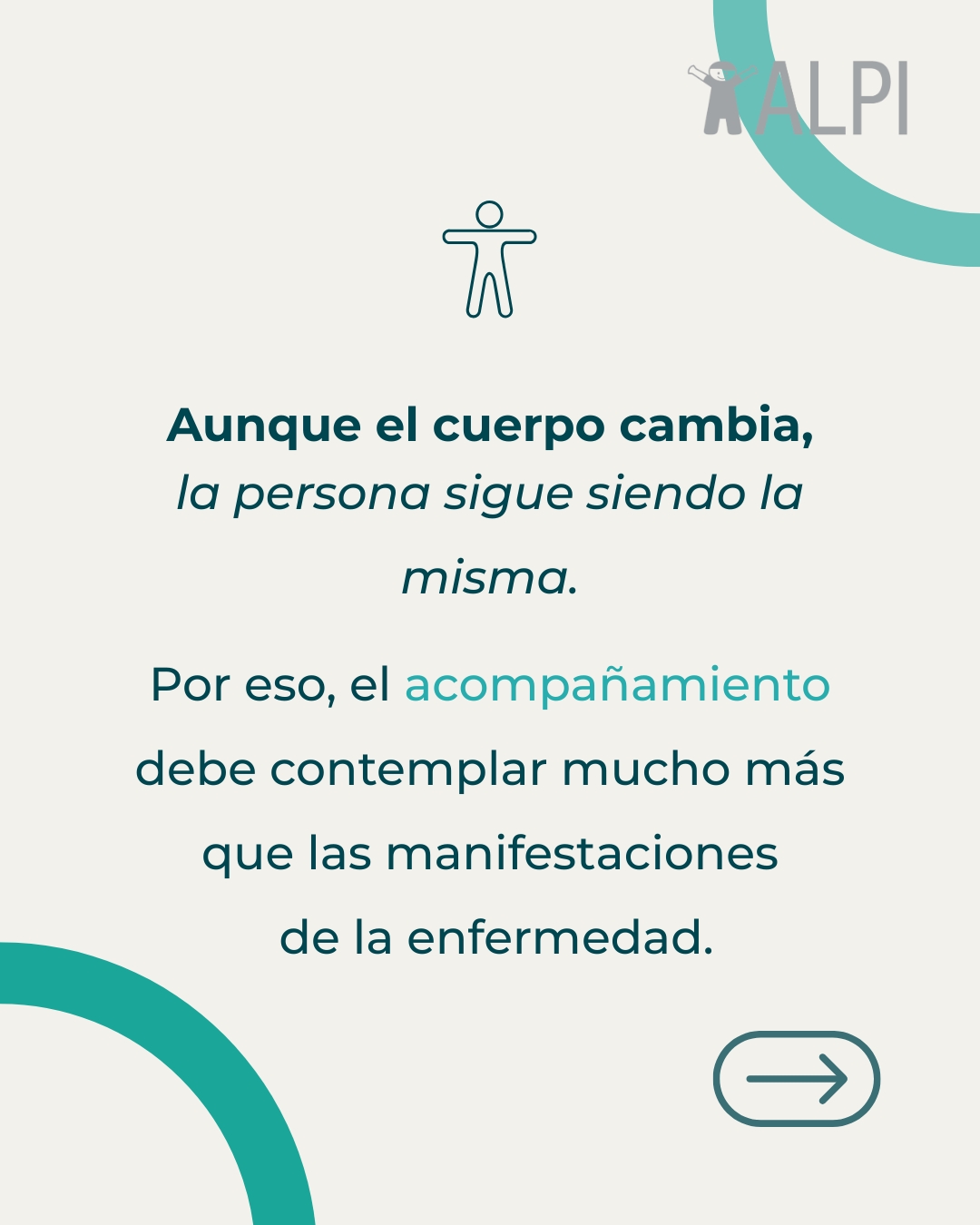 💙 Cada persona con ELA atraviesa un recorrido diferente.
La información, el acompañamiento y el abordaje interdisciplinario son fundamentales para acompañar cada etapa de la enfermedad.
En ALPI trabajamos junto a personas con enfermedades neurológicas, brindando rehabilitación y atención integral según las necesidades de cada paciente.
📍 Soler 3945, CABA
📞 (011) 4839-7700
📲 113-332-9926
📧 turnos@alpi.org.ar
#ELA #EsclerosisLateralAmiotrófica #DíaMundialDeLaELA #Neurología #Rehabilitación #ALPI