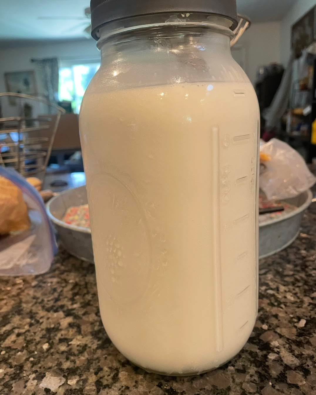 Trade for milk?:) I have a bit of extra goats milk at the moment and I am a little behind on Farm chores if you’re interested at all and coming and working for a bit cleaning sheds, etc. please message me for details.