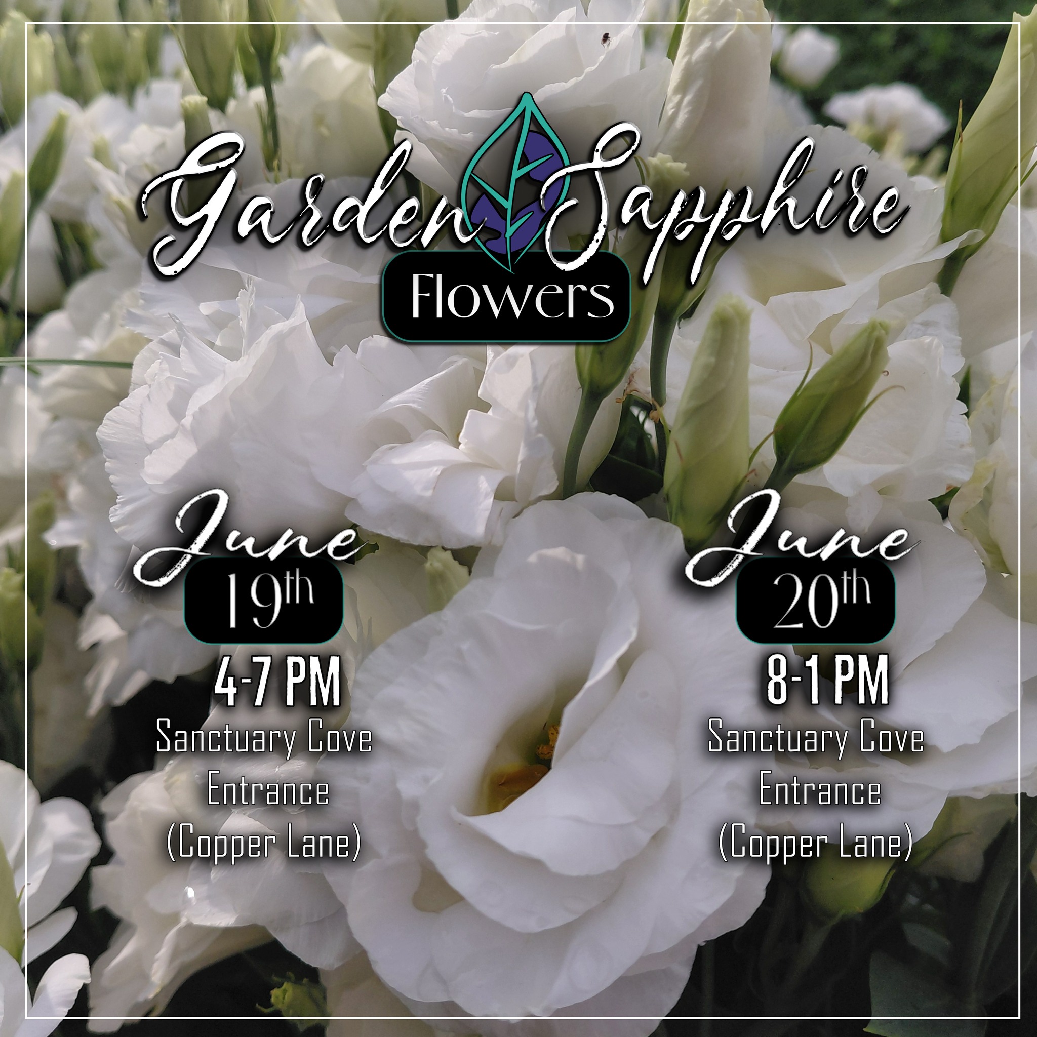 After the storm blows through, get ready for your BLOOMS! We will be out tonight at our Friday Pop-up Location outside the Second Entrance to Sanctuary Cove (at Copper Lane) from 4-7pm.
If you miss us, we will be out tomorrow morning in the same spot.
See you soon!
@followers