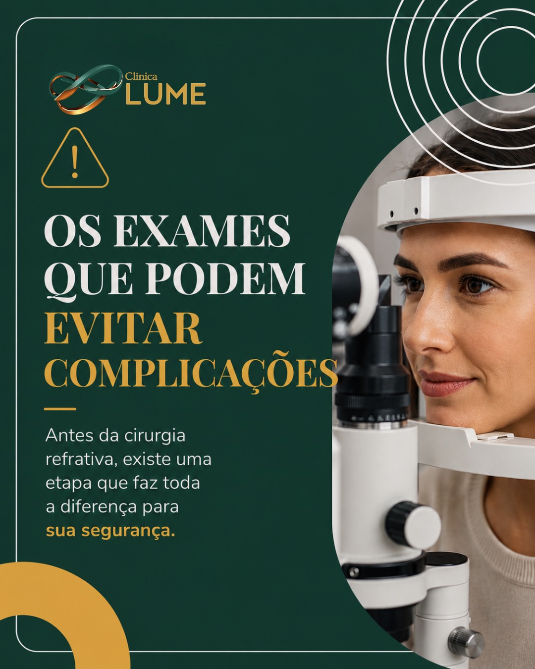 A tecnologia atual permite identificar fatores de risco antes mesmo da cirurgia refrativa. 👁✨
Por isso, o pré-operatório é uma das etapas mais importantes de todo o processo.
Com exames modernos e detalhados, avaliamos características da córnea, estabilidade do grau e a saúde ocular de forma completa, garantindo mais segurança na tomada de decisão.
O objetivo não é apenas indicar a cirurgia, mas escolher o procedimento mais adequado para cada paciente, respeitando suas características individuais e buscando os melhores resultados possíveis.
Segurança, precisão e personalização caminham juntas quando o assunto é cirurgia refrativa.
📍 Agende sua avaliação e descubra qual é a melhor opção para a sua visão.
#CirurgiaRefrativa #SaúdeOcular #TecnologiaEmOftalmologia #Oftalmologia #Visão #CirurgiaDosOlhos #ClínicaLume
