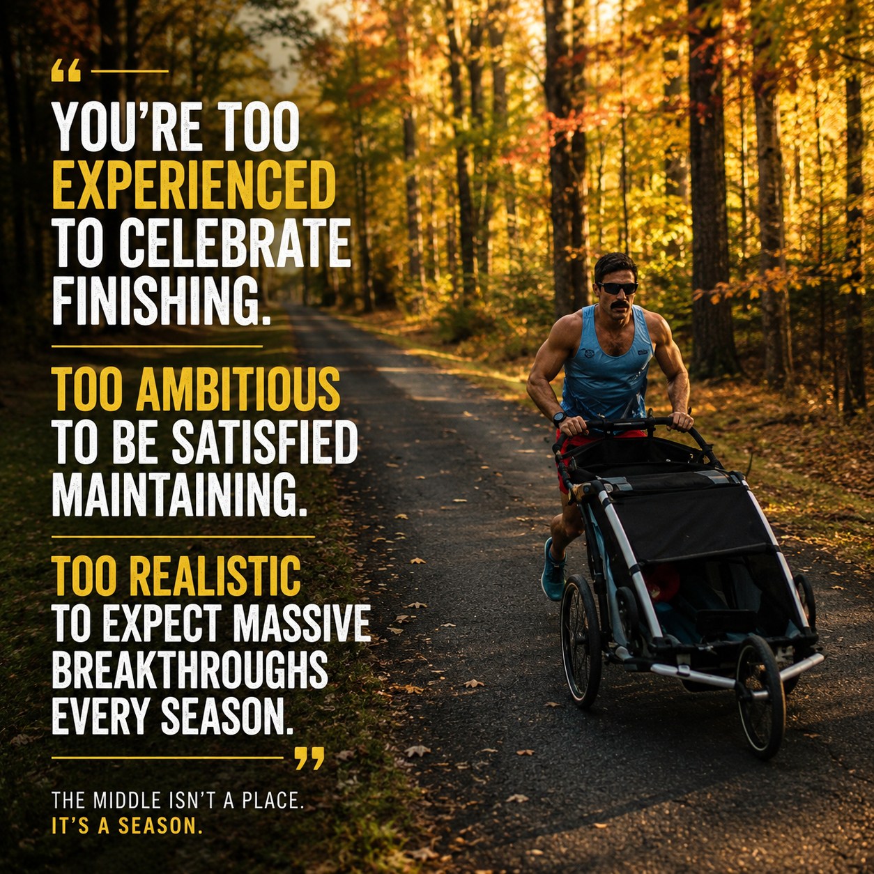 The middle of endurance sports is brutal.
Not the middle of the results.
The middle of the journey.
You've been doing this long enough that finishing isn't enough anymore, but not so long that you've stopped chasing improvement.
You balance big goals with work, family, injuries, travel, and all the chaos of real life. You train for months to gain inches. You celebrate shaving 30 seconds off a race that nobody else remembers.
Sometimes it feels like purgatory.
But if you've been racing for 5, 10, or 20 years and you're still willing to put in the work for a chance at getting a little better, that's not purgatory.
That's commitment.
And honestly, those athletes deserve more respect than they get.
Coach Nick Farr wrote about why he think most of us live in this messy middle—and why that's exactly what makes endurance sports so meaningful.
Link in bio.
#running #triathlon #endurancesports #marathontraining #ironmantraining #mastersathlete #triathlete #runner #cycling #fitnessmotivation