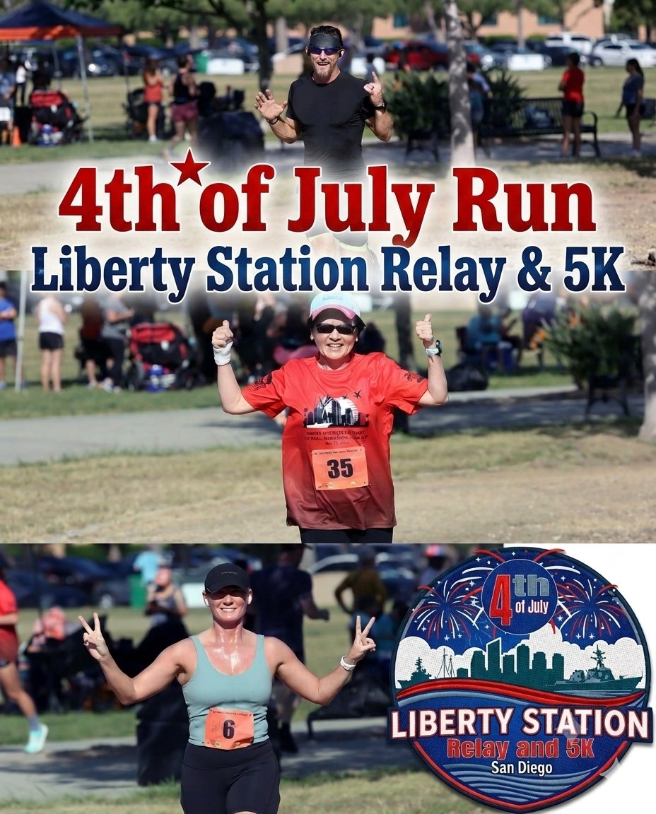 🇺🇸 Celebrate America’s 250th Birthday at the Liberty Station Relay & 5K! 🏃♂️💨
Looking for the ultimate way to kick off your Independence Day? Gather your crew or challenge yourself at the Liberty Station Relay & 5K! Whether you're smashing a personal record or enjoying a fun run with friends, this is the patriotic party you don't want to miss.
Grab your running shoes and friends, to be part of the incredible community energy and 4th of July celebration - including 250th Birthday cake! 🎂
We are thrilled to team up with some of San Diego's finest to help us celebrate Semiquincentennial style:
- Stone Brewing will be keeping the post-race vibes flowing.
- Milestone Running is making sure you're geared up and ready to conquer the course.
- Tribe Coffee will be on-site fueling your morning with premium brews.
Ready to lock in your spot? We’ve got an exclusive deal for our social media community. Use code JULY4THRUN at checkout to score a discount on your race entry!
Register Today & Get Full Event Details: www.racesandiegollc.com/liberty-station
____________________
#LibertyStationRelay #TribeCoffee #SanDiegoRunning #StoneBrewing #MilestoneRunning