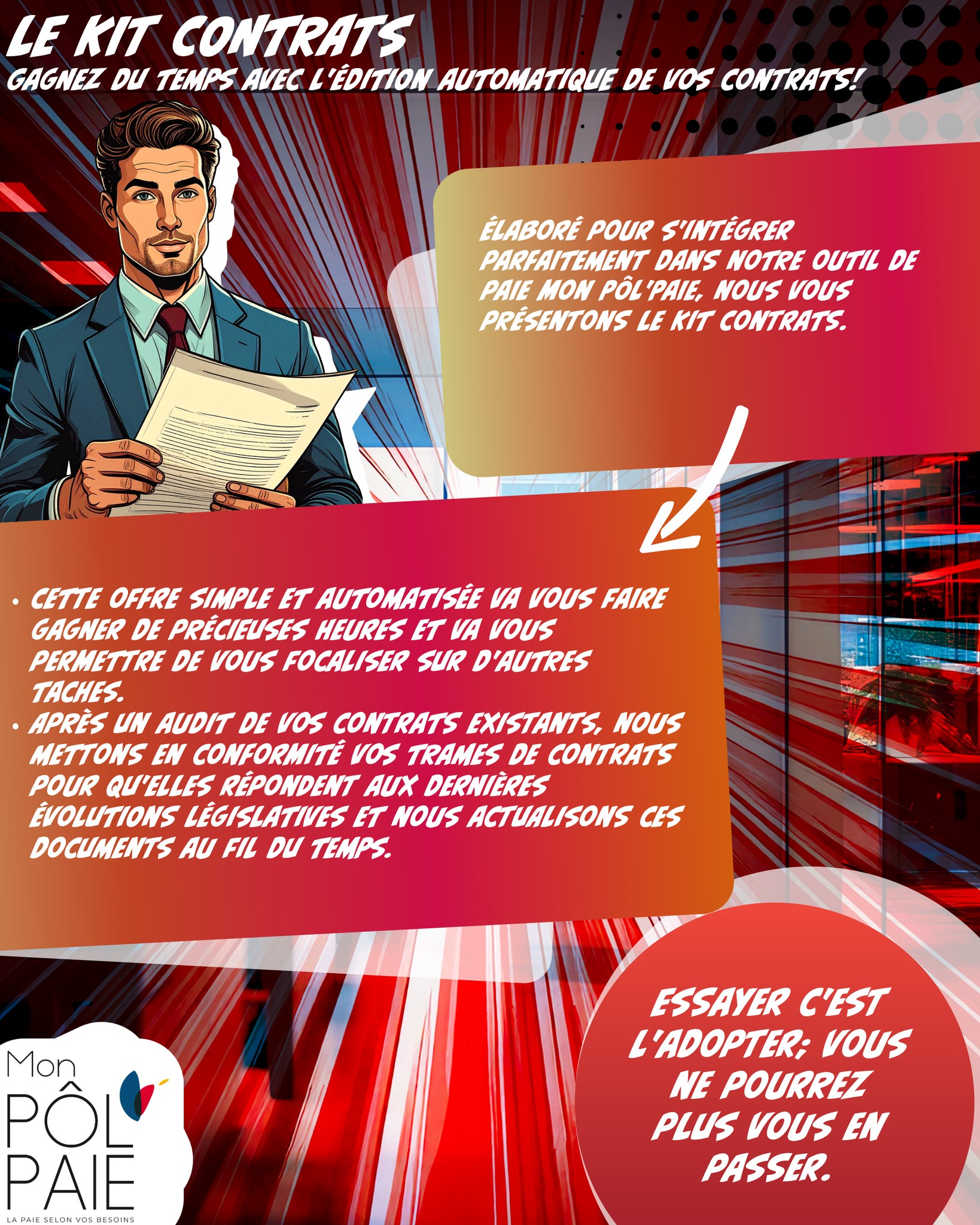 🤔Envie de se simplifier la vie?
🥳C'est possible avec nos kits contrats!
_____
#rh #contrats #gestionrh #entreprise #toulon