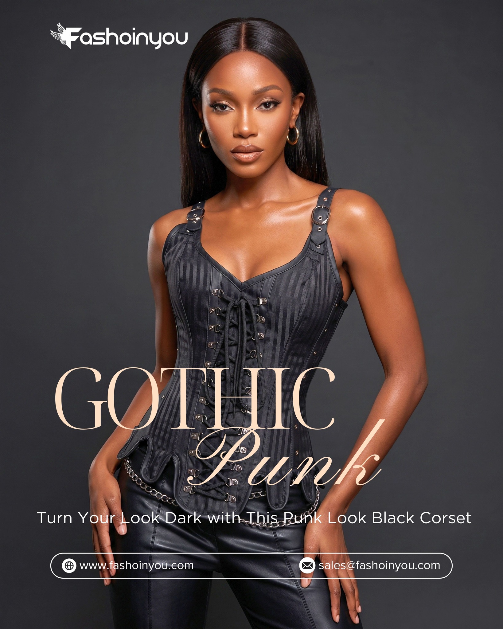 There's a corset for who you are on a quiet afternoon... and one for who you become at night. 🌙
The Aquila Gothic Overbust Corset doesn't choose a side — it lives in both worlds. Pair it with lace sleeves and a parasol for old-world romance, or strip it back with leather pants for pure gothic punk edge.
Underneath the versatility is serious craftsmanship: genuine steel boning for true shape, a hand-laced grommet front, and a scalloped hem that's as wearable as it is dramatic. Every Aquila is custom-sized — because this is your silhouette, not a guess.
This is the corset that becomes whatever the moment calls for.
🛒 Find your Aquila — link in bio
🌍 Free worldwide shipping
🎁 Buy 2 Get 1 Free
#corset #corsets #corsettop #overbustcorset #steelbonedcorset #gothiccorset #gothicfashion #gothicstyle #gothicpunk #steampunkcorset #corsettraining #waisttraining #darkfashion #altfashion #alternativefashion #punkfashion #corsetdress #bustier #corsetstyle #goth #gothgirl #darkaesthetic #gothicaesthetic #corsetcore #corsetcoreaesthetic #fashoinyou #y2kfashion #egirlfashion #darkromantic #medievalcore