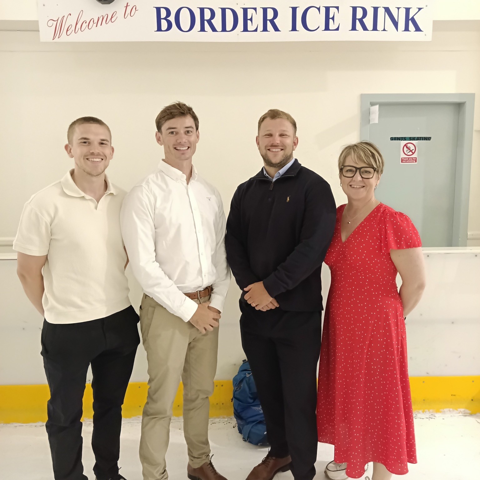 Also attending Saturday's @scottish_curling AGM at Kelso were some of Scotland's/GB stars from last season. Starting from the left, Ross Whyte was Scottish champion & won Bronze at the World champs in the USA (we weren't quick enough to catch Robin Brydone). Grant Hardie & Kyle Waddell enthralled the nation on their run to winning Silver medals for Team GB at the Winter Olympics. Mairi Milne was Scottish senior champion & won Gold at the World Senior champs in Switzerland. It was Mairi's second visit to Kelso this season after playing with Airleywight Ladies Curling Club in the indoor grand match - maybe the guys next visit will be on ice....