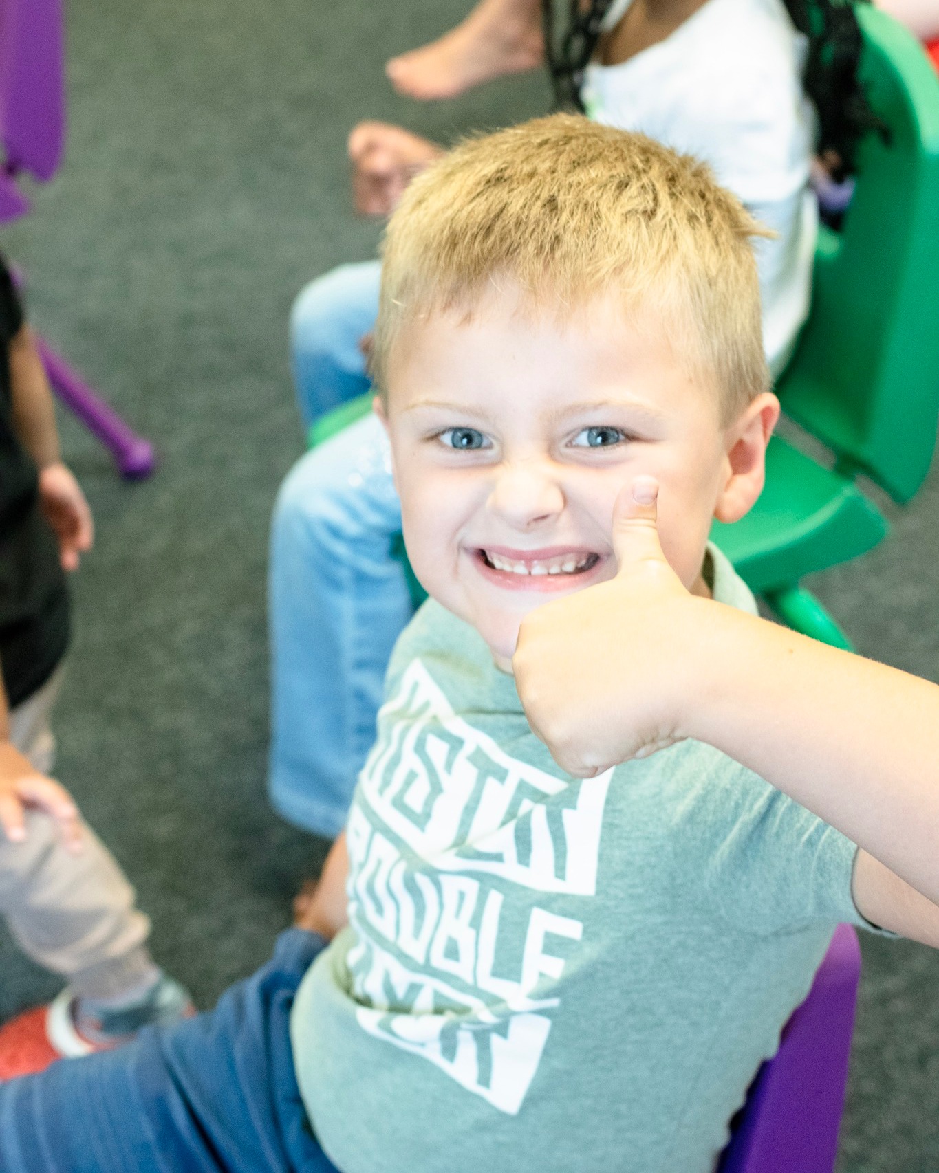 We give this Sunday a big thumbs up! What a great time to learn together, love each other, and leave with a renewed focus on living for Christ. Now it's time to BE the Church and tell others about the Hope we have!