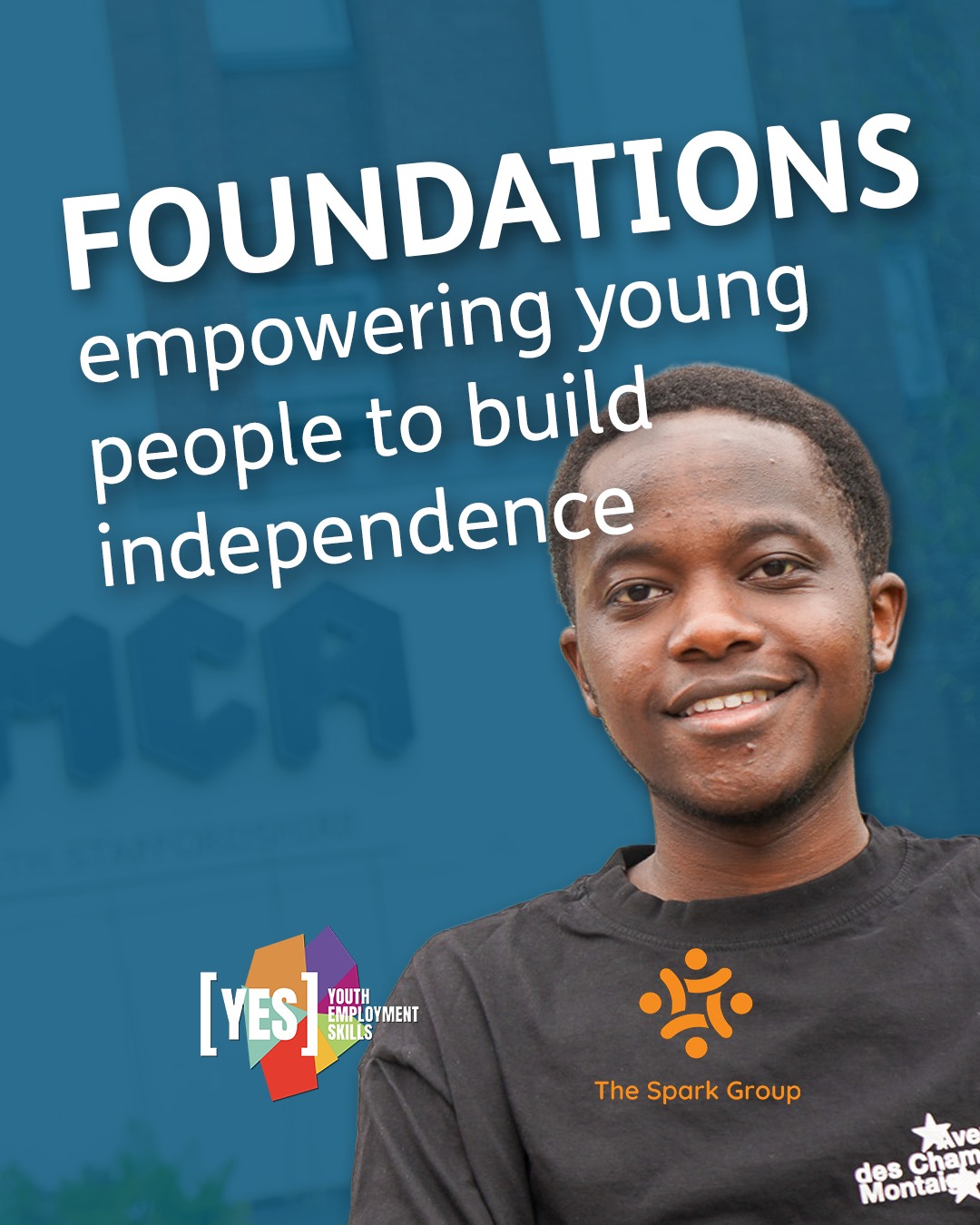 💡 Big goals start with strong foundations.
Our Foundations programme is a 10-week opportunity for young people to develop workplace skills, build confidence and prepare for independent living.
In partnership with The Spark Group , you'll join us two days a week in a supportive environment, working alongside inspiring role models and taking positive steps towards your future.
🌟 Learn new skills.
🤝 Meet great people.
🚀 Build your future.
Interested? We'd love to hear from you - contact sonia.barlow@ymcans.org.uk