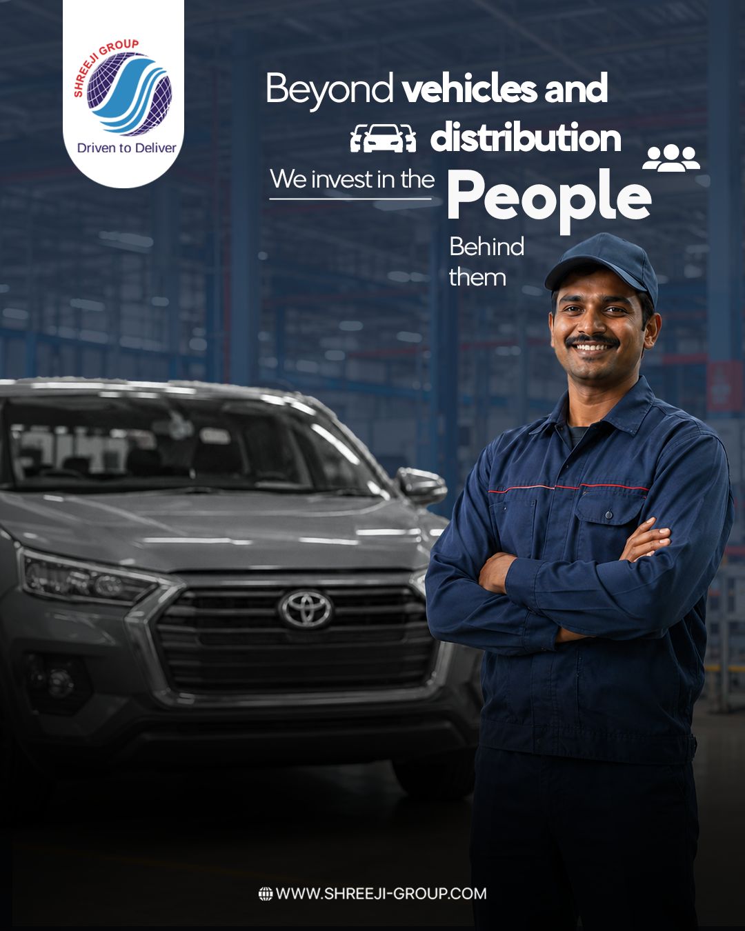 Behind every successful delivery is a team that makes it possible. 🚗🤝
At Shreeji Group, we believe our greatest investment isn’t just in vehicles or distribution it’s in the people who drive excellence every single day. Because strong teams build stronger businesses.
#ShreejiGroup #DrivenToDeliver #PeopleFirst #Teamwork